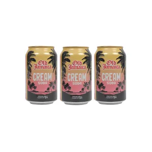 Old Jamaica Cream Soda Drink Imported 330ml (Pack of 3)