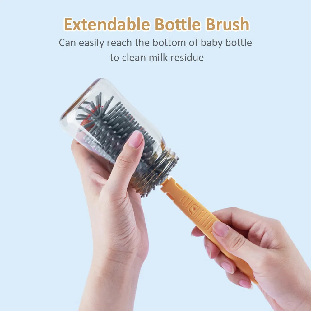 Portable Baby Bottle Brush Cleaning Kit