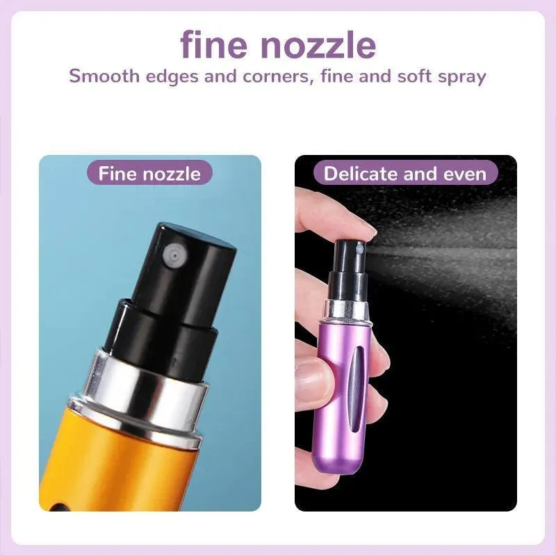 Portable Perfume Spray Bottle: Fresh Fragrance On-The-Go: Lightweight Scent Pump