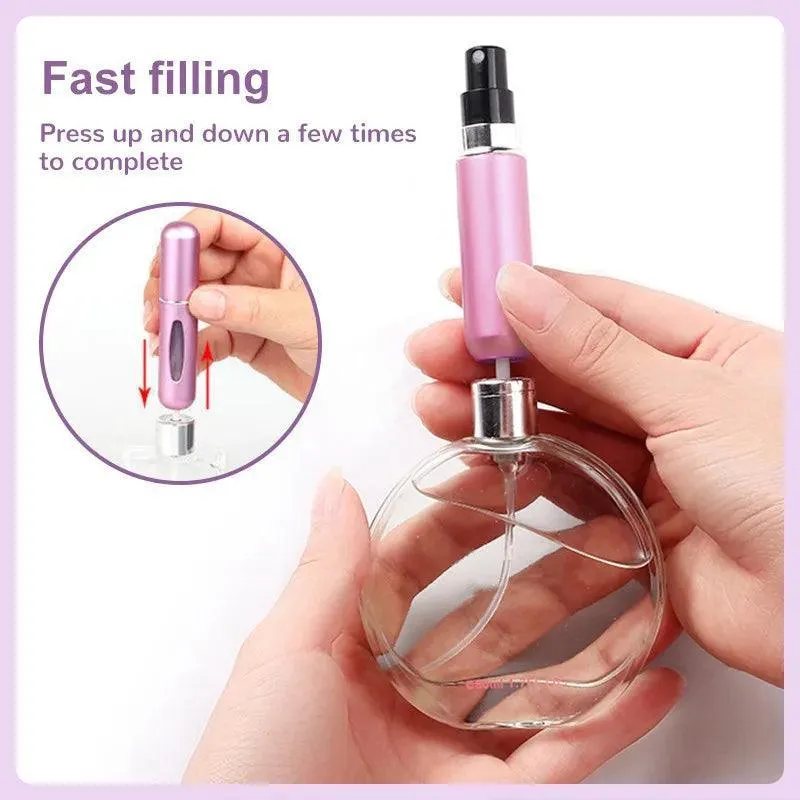 Portable Perfume Spray Bottle: Fresh Fragrance On-The-Go: Lightweight Scent Pump