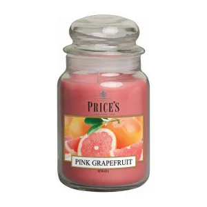 Prices Candles Scented Large Jar - Pink Grapefruit