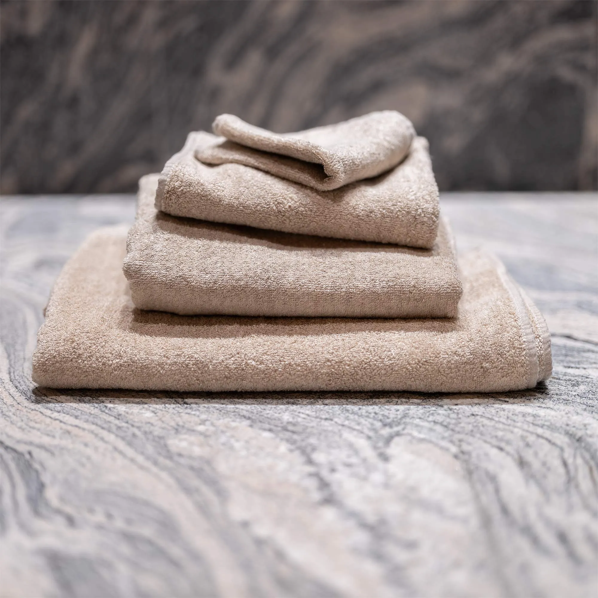 PUREVILLE Organic Hemp Terry Bath Towels (Polyester-Free OC Thread; 100% hemp terry loops, 100% OC backing) (100% Biodegradable)