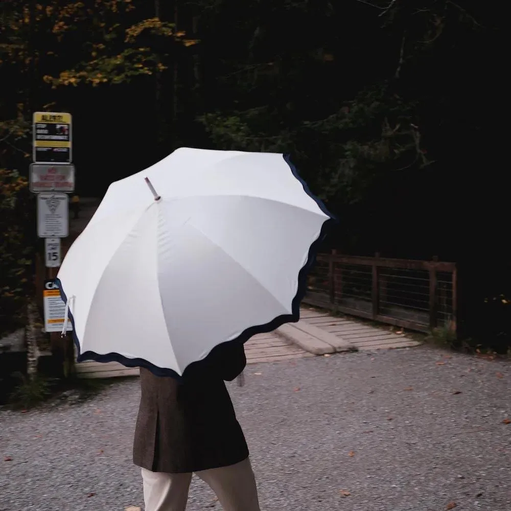 Rain Umbrella | Riviera White