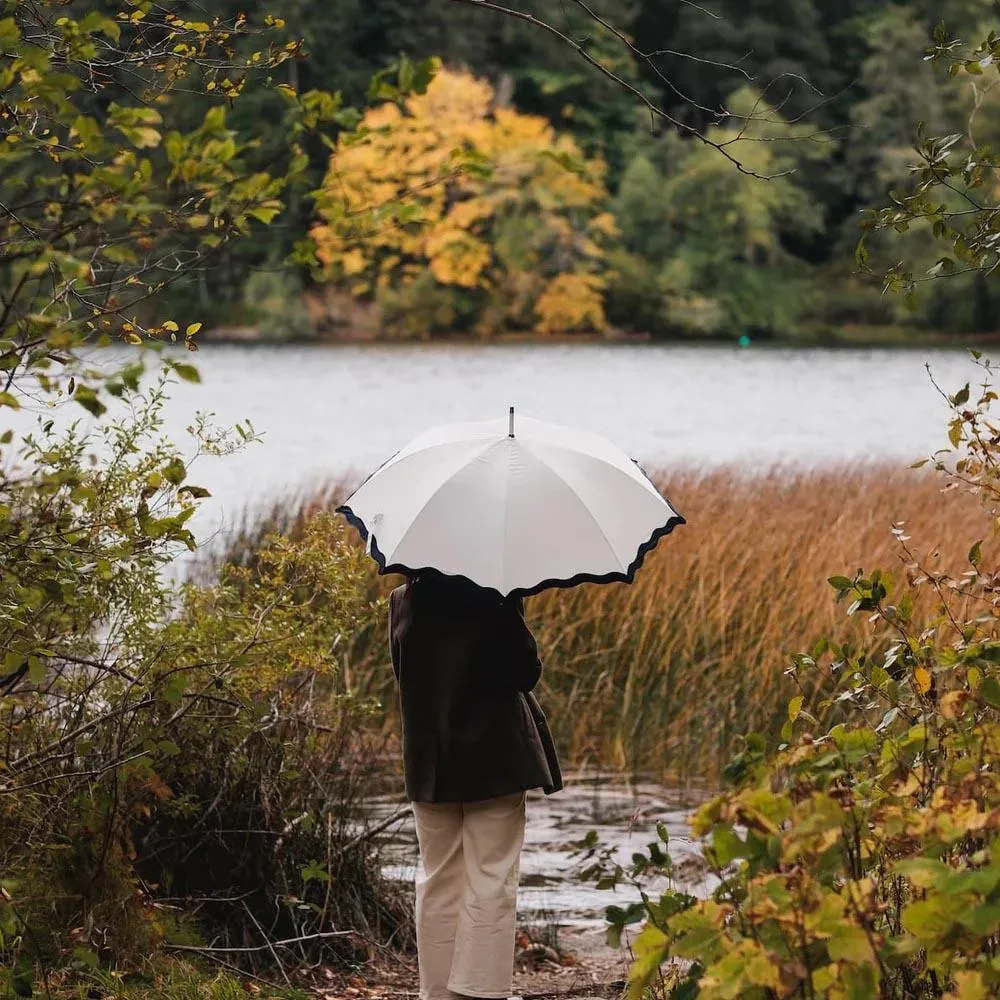 Rain Umbrella | Riviera White