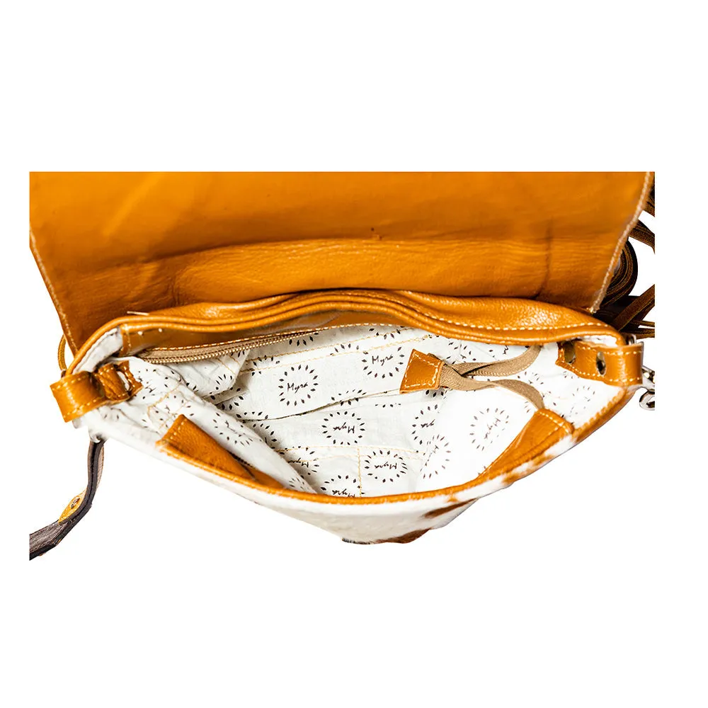 Saba Trail Hand-Tooled Bag In Light & Brown