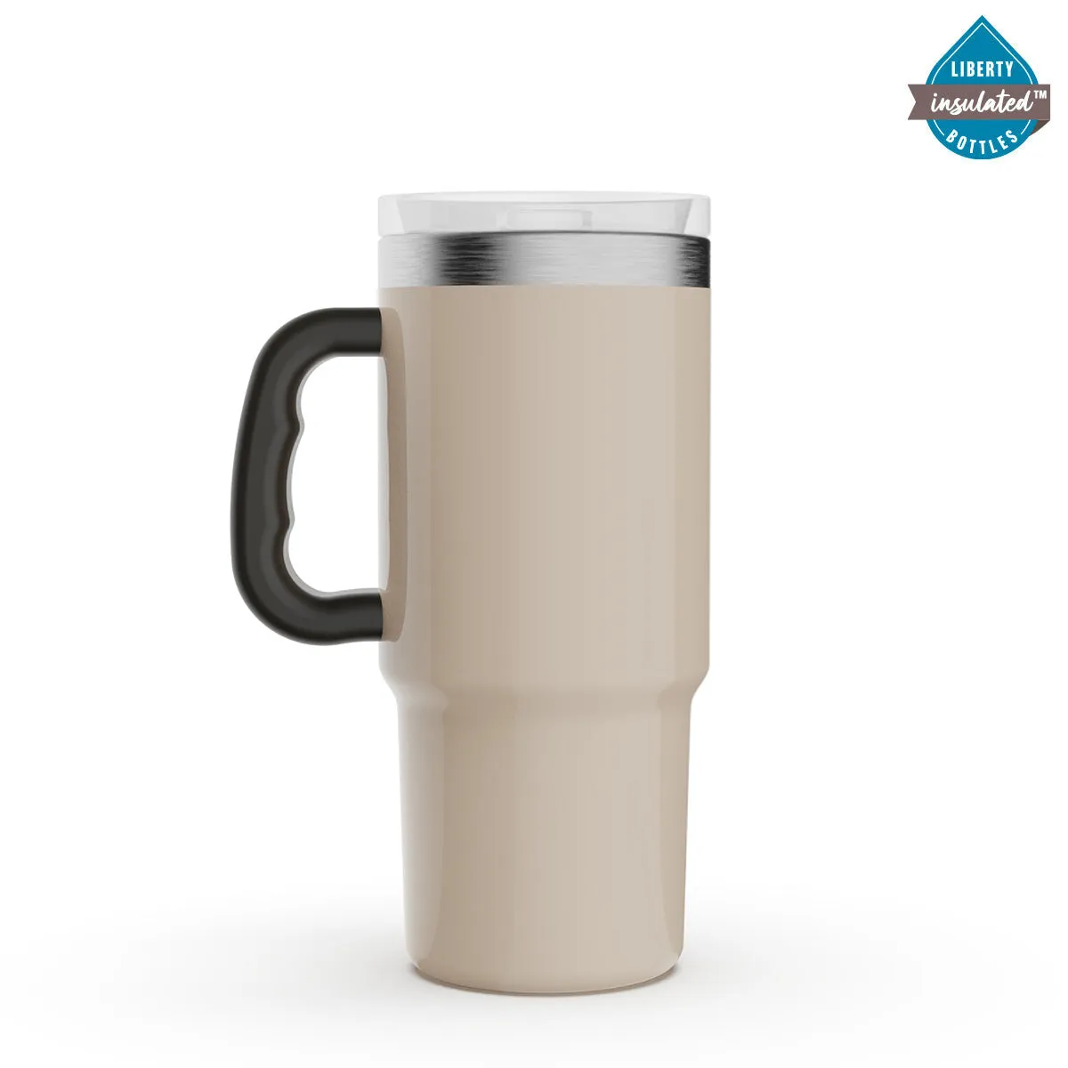 Safari Cream 24oz Travel Tumbler