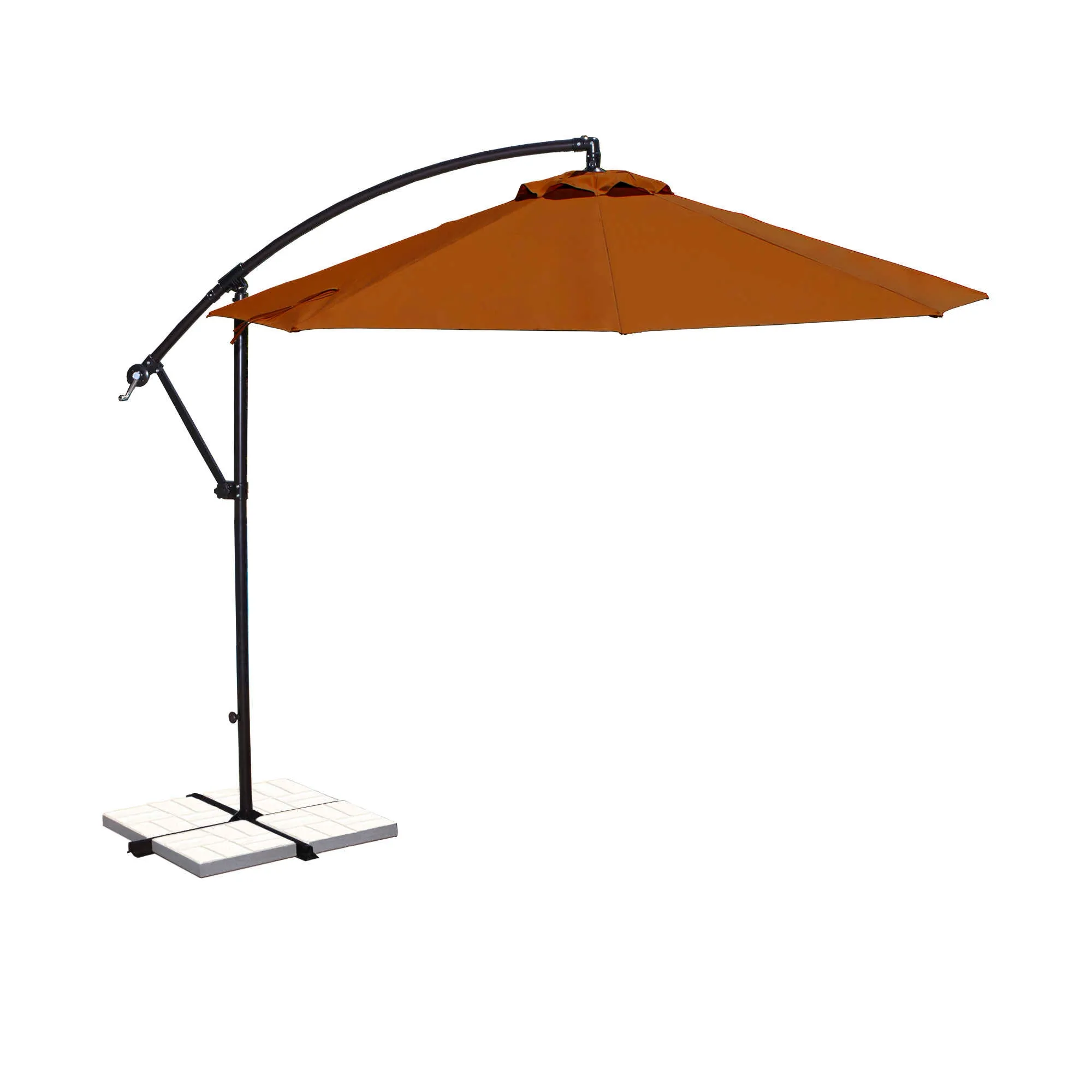 Santiago 10-ft Octagonal Cantilever Umbrella with Sunbrella Canopy