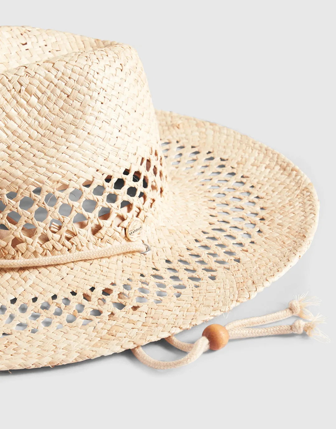 Shady Lady Raffia Hat - Natural