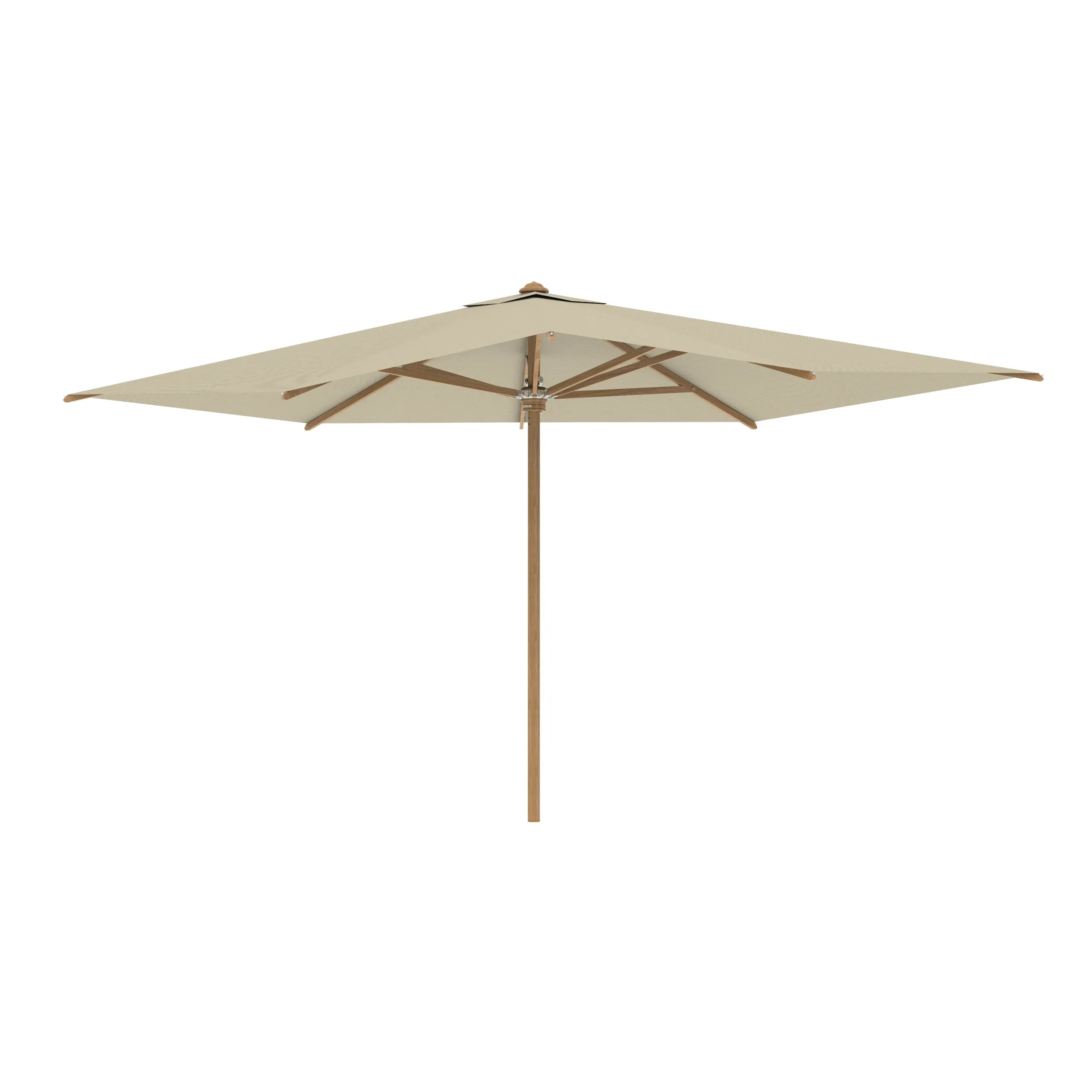 Shady Rectangle Teak Umbrella