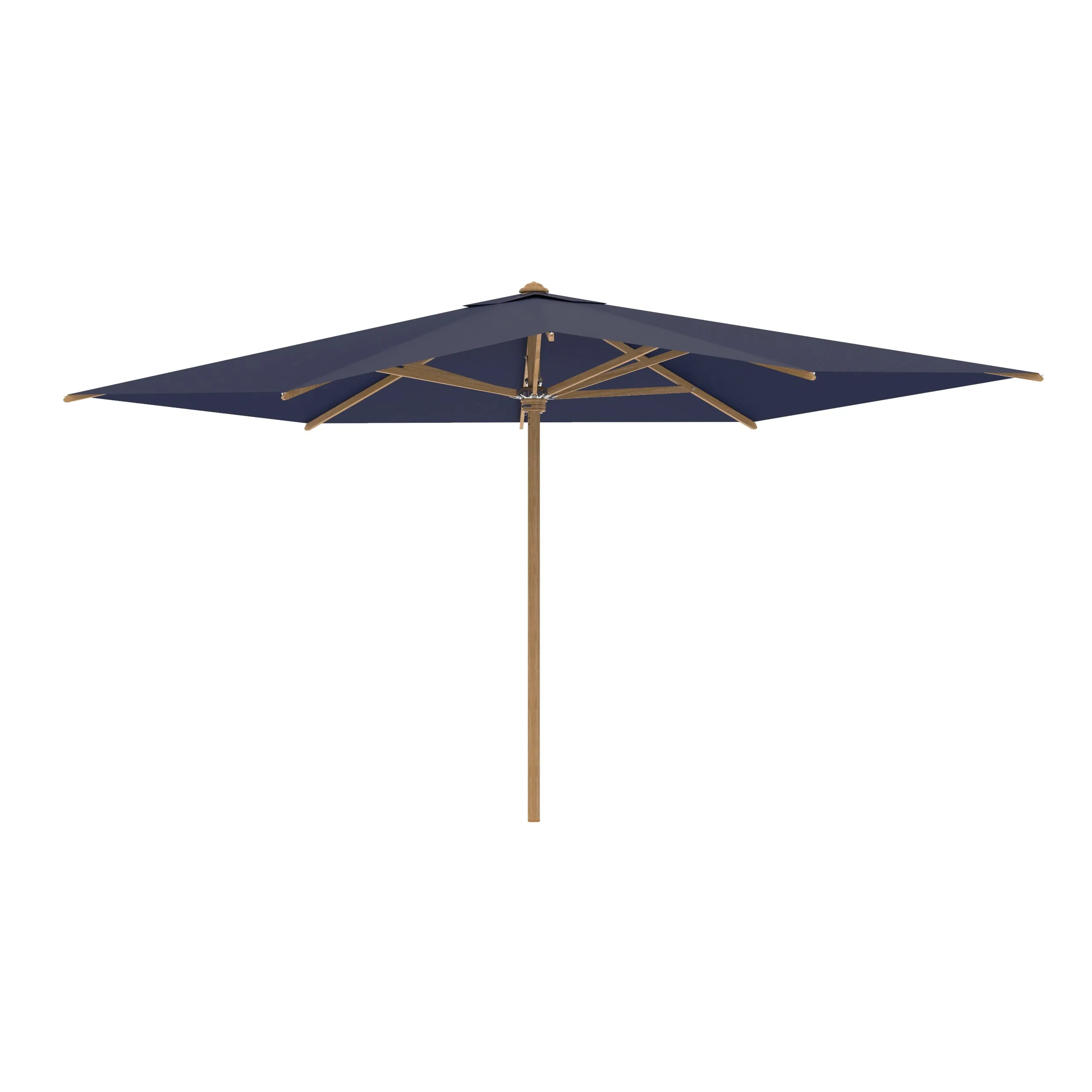 Shady Rectangle Teak Umbrella