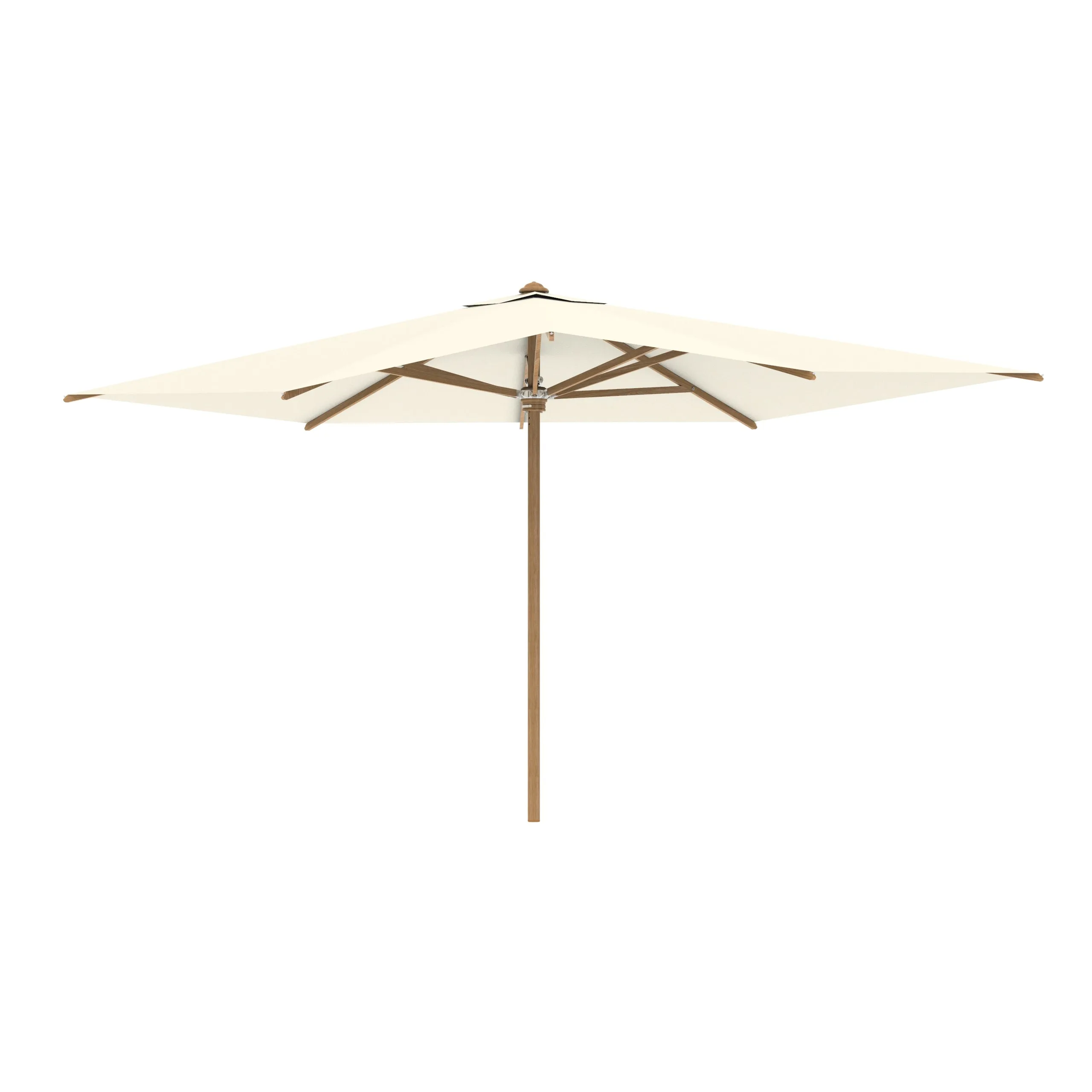 Shady Rectangle Teak Umbrella