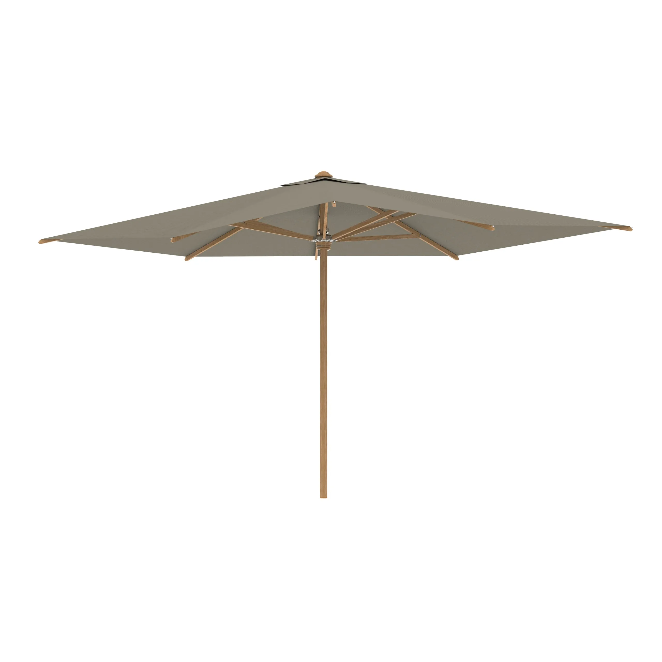 Shady Rectangle Teak Umbrella