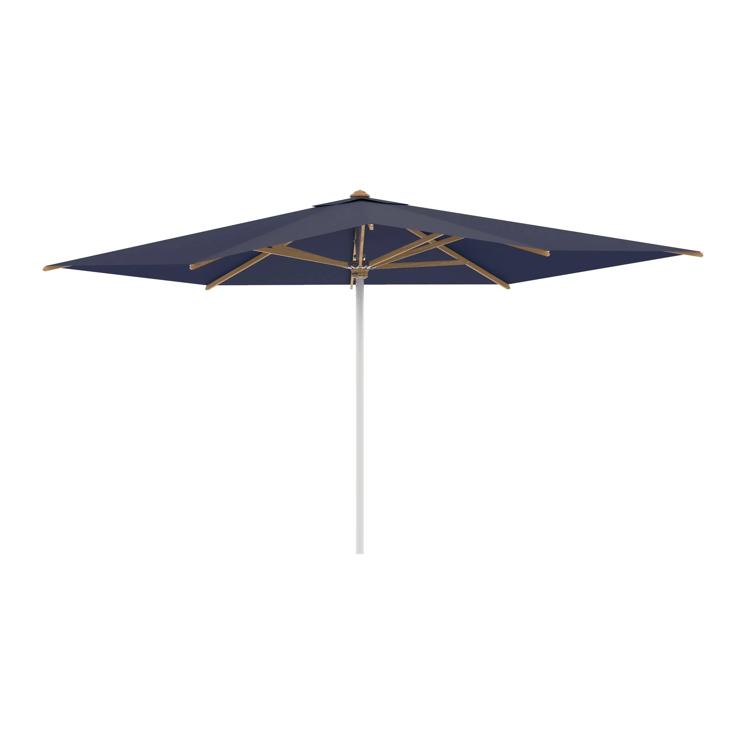 Shady Rectangle Umbrella with Teak Ribs