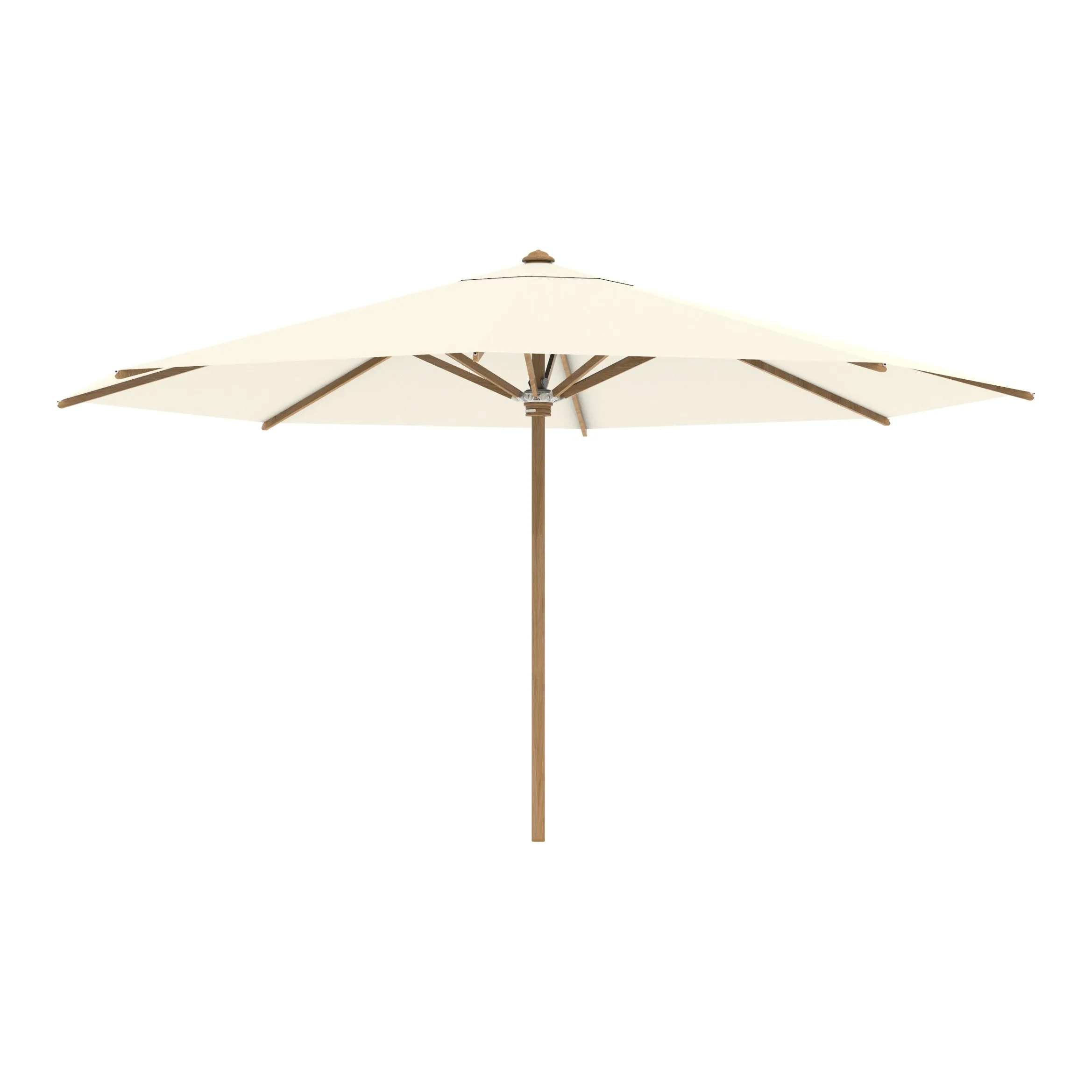 Shady Round Teak Umbrella