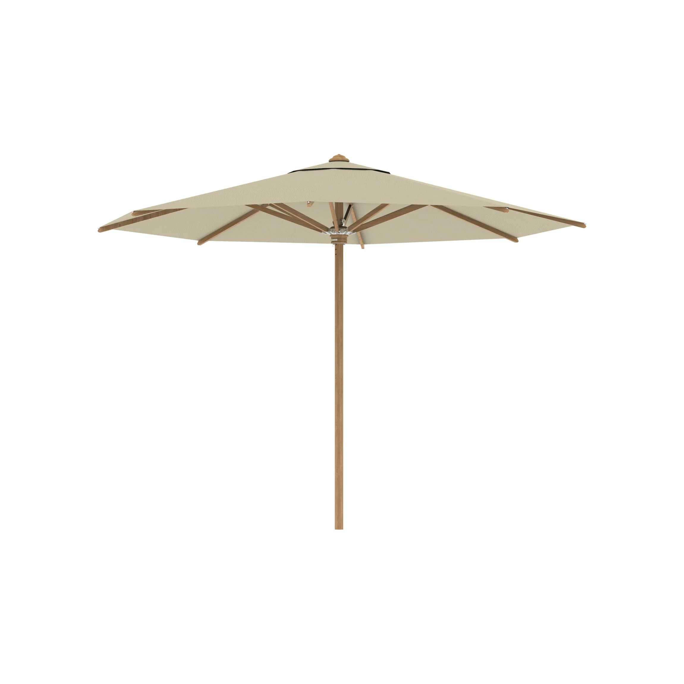 Shady Round Teak Umbrella