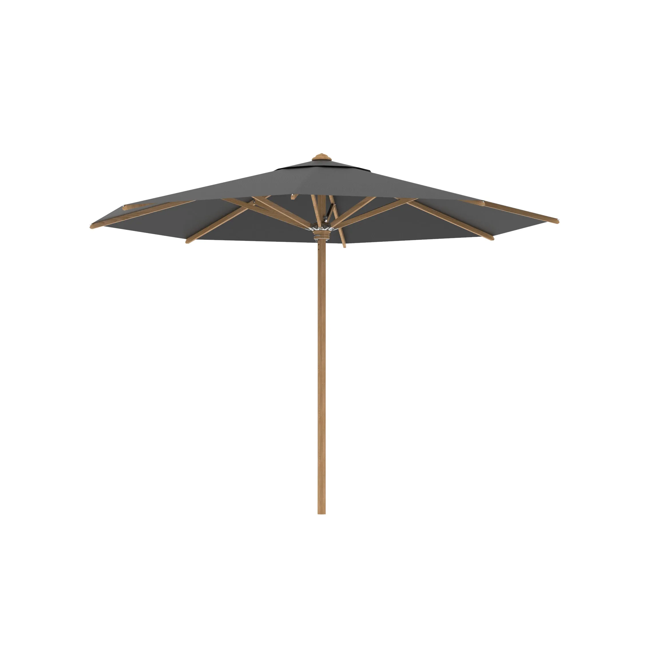 Shady Round Teak Umbrella