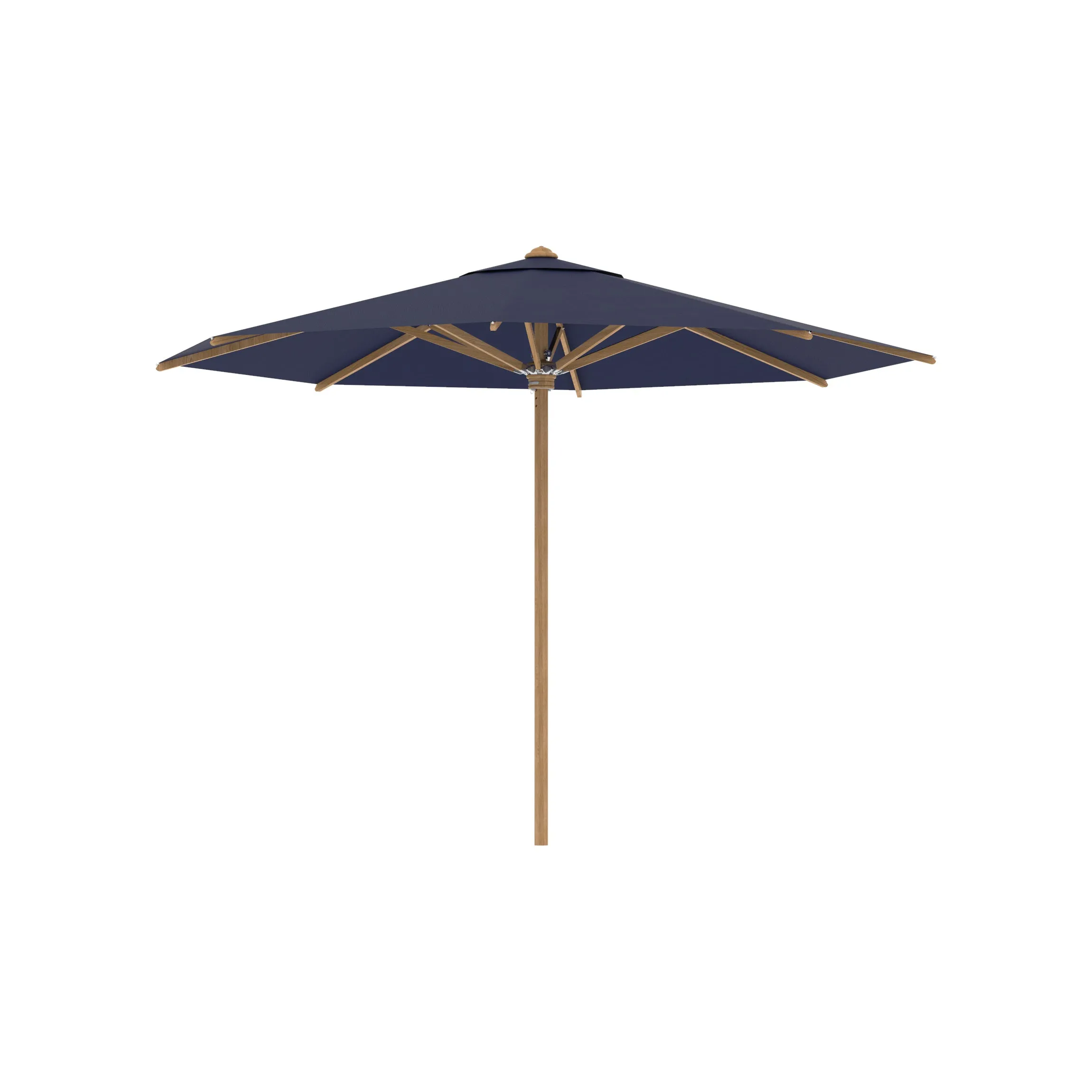 Shady Round Teak Umbrella