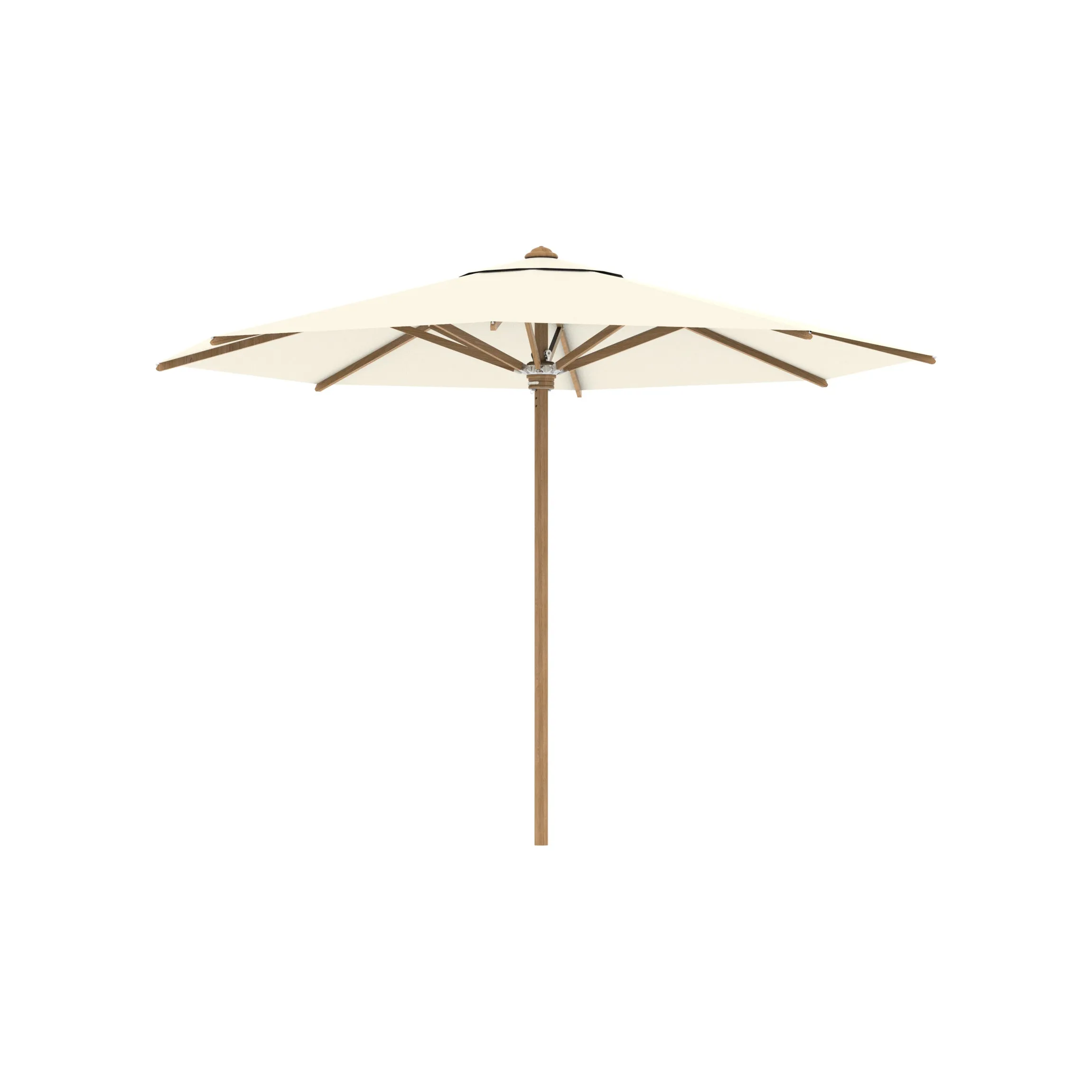 Shady Round Teak Umbrella