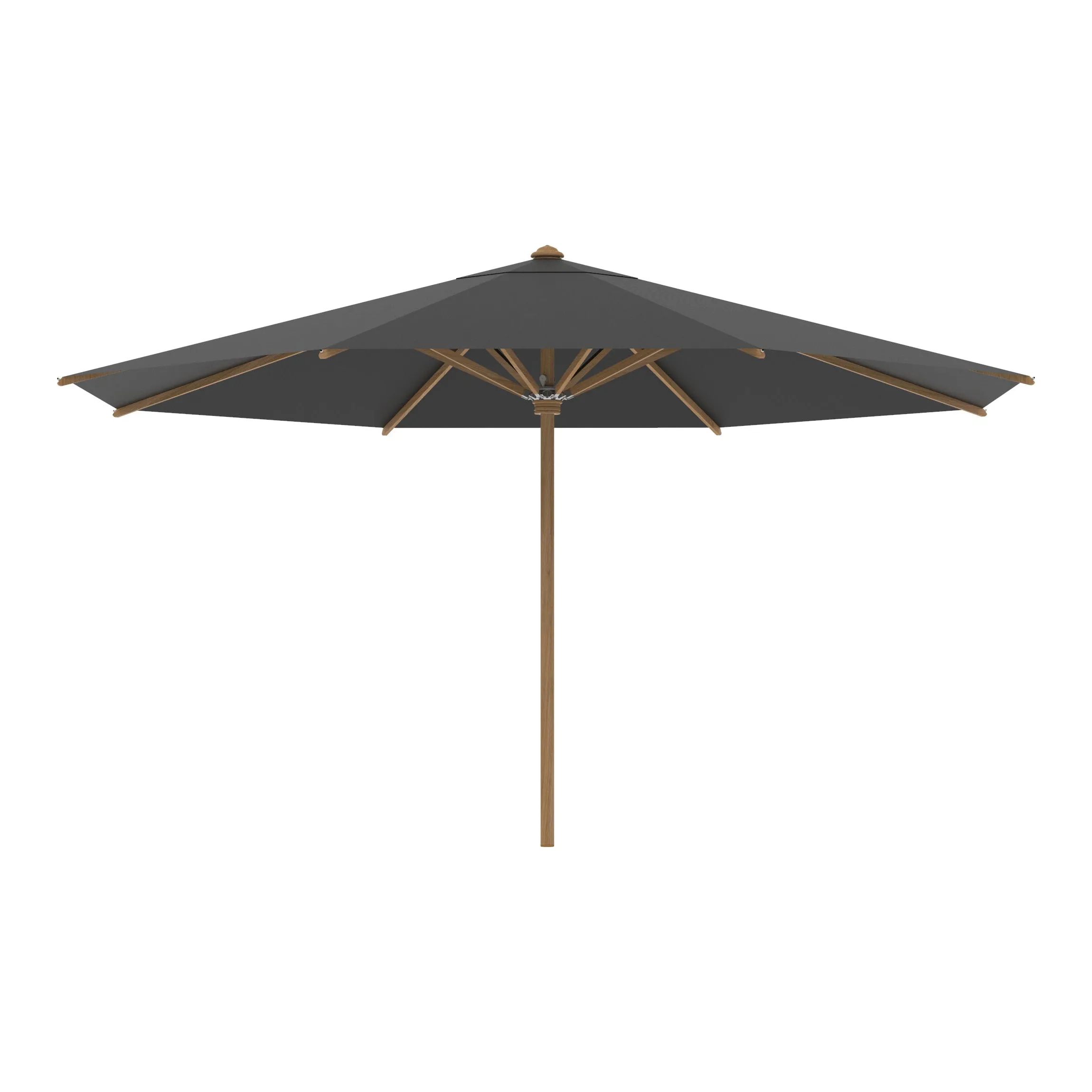 Shady Round Teak Umbrella