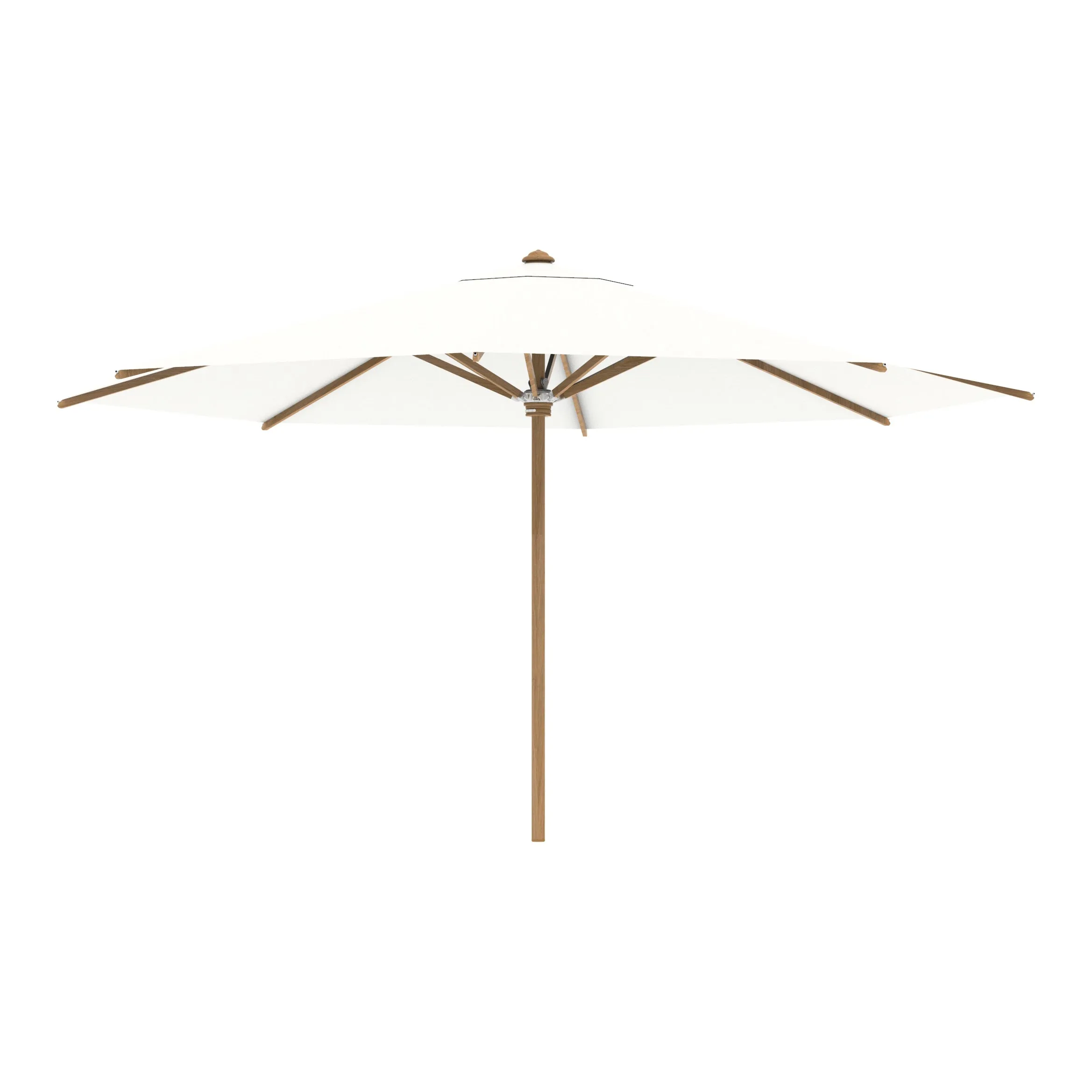 Shady Round Teak Umbrella