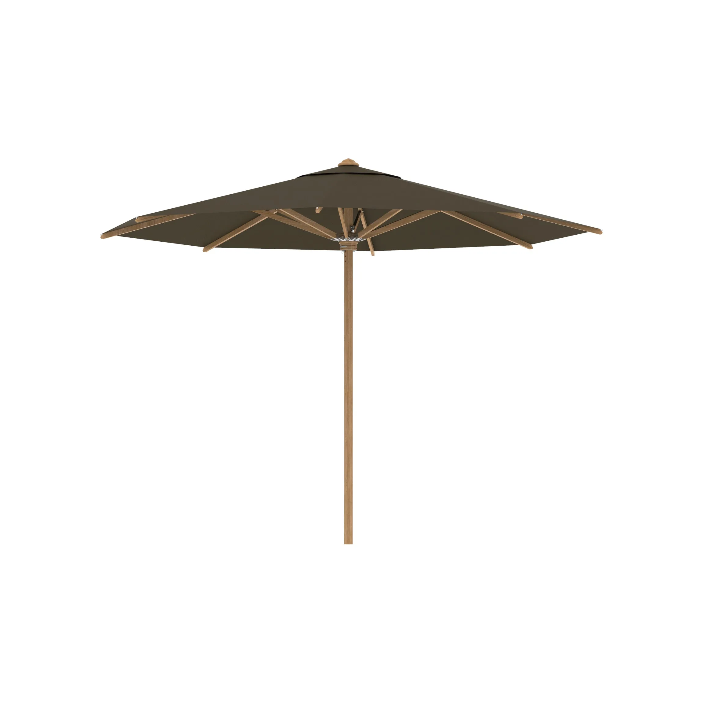 Shady Round Teak Umbrella