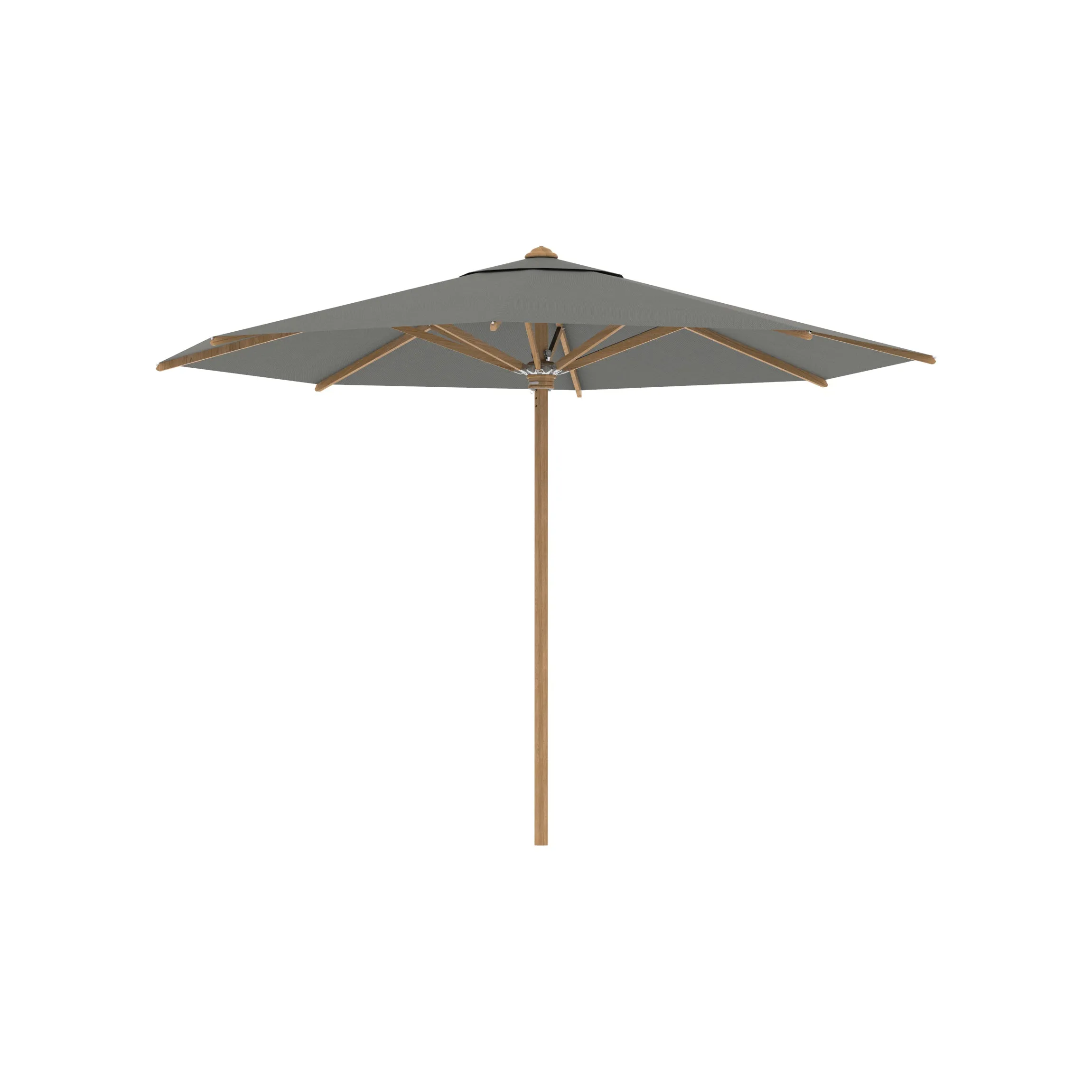 Shady Round Teak Umbrella