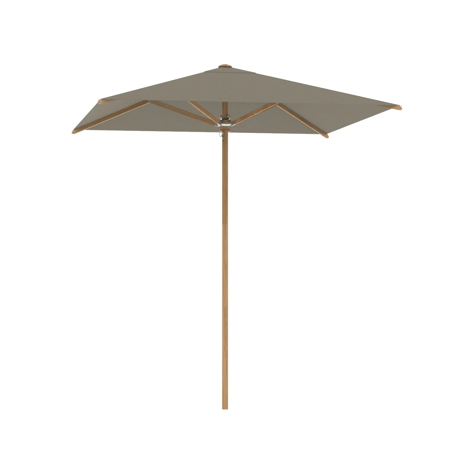 Shady Slim Square Teak Umbrella