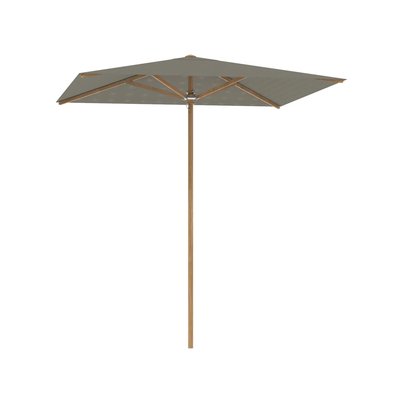 Shady Slim Square Teak Umbrella