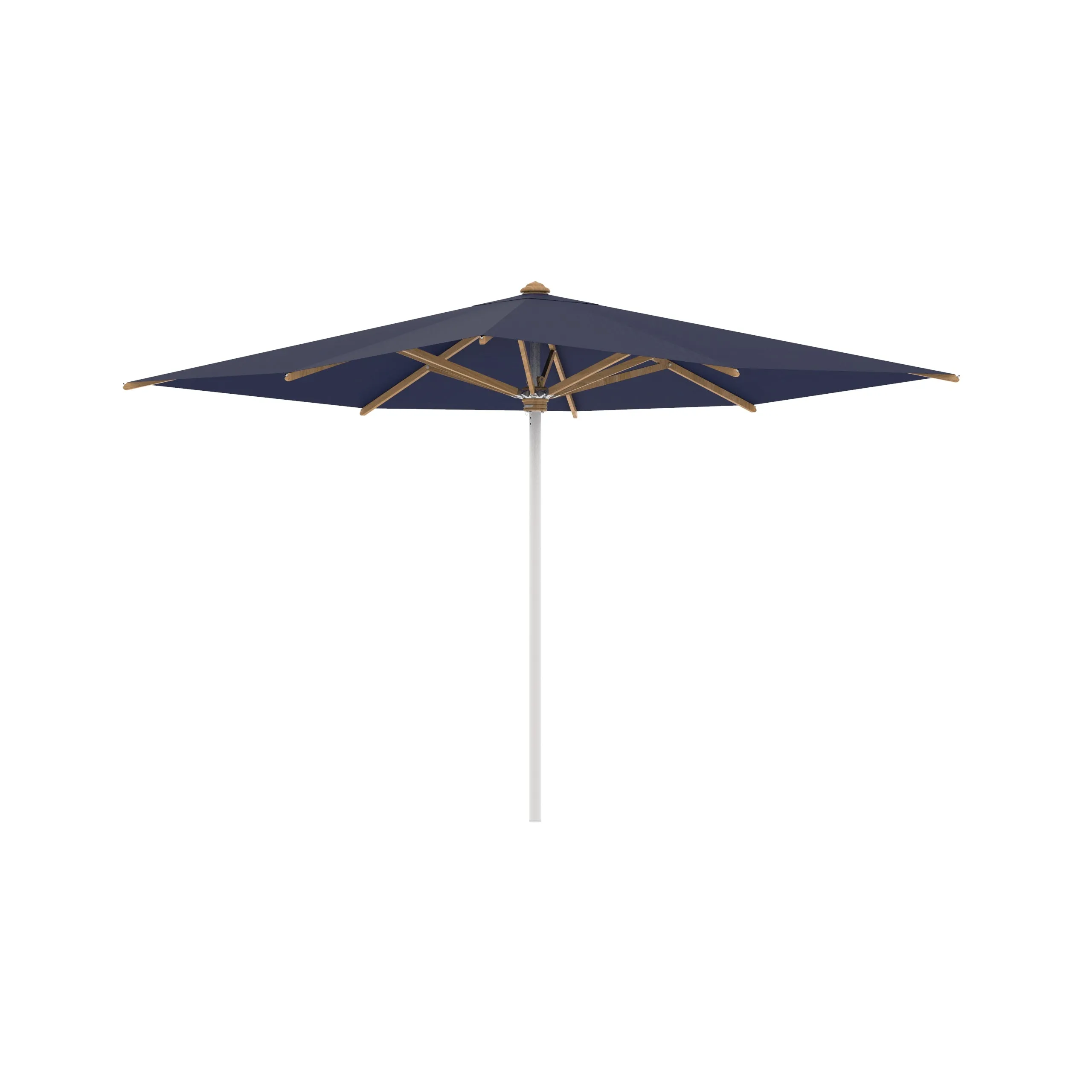 Shady Square Umbrella with Teak Ribs