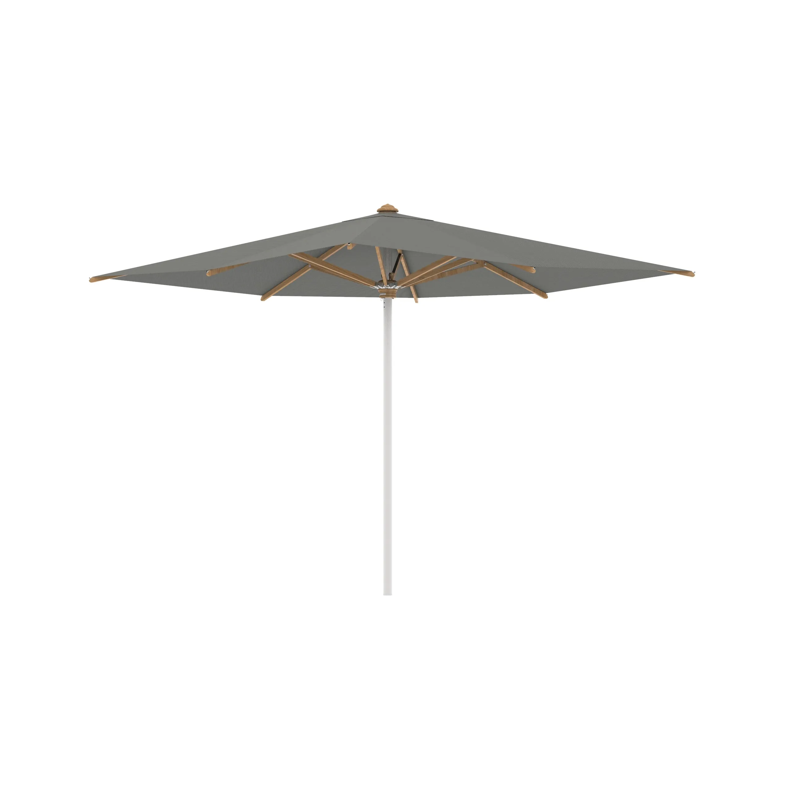 Shady Square Umbrella with Teak Ribs