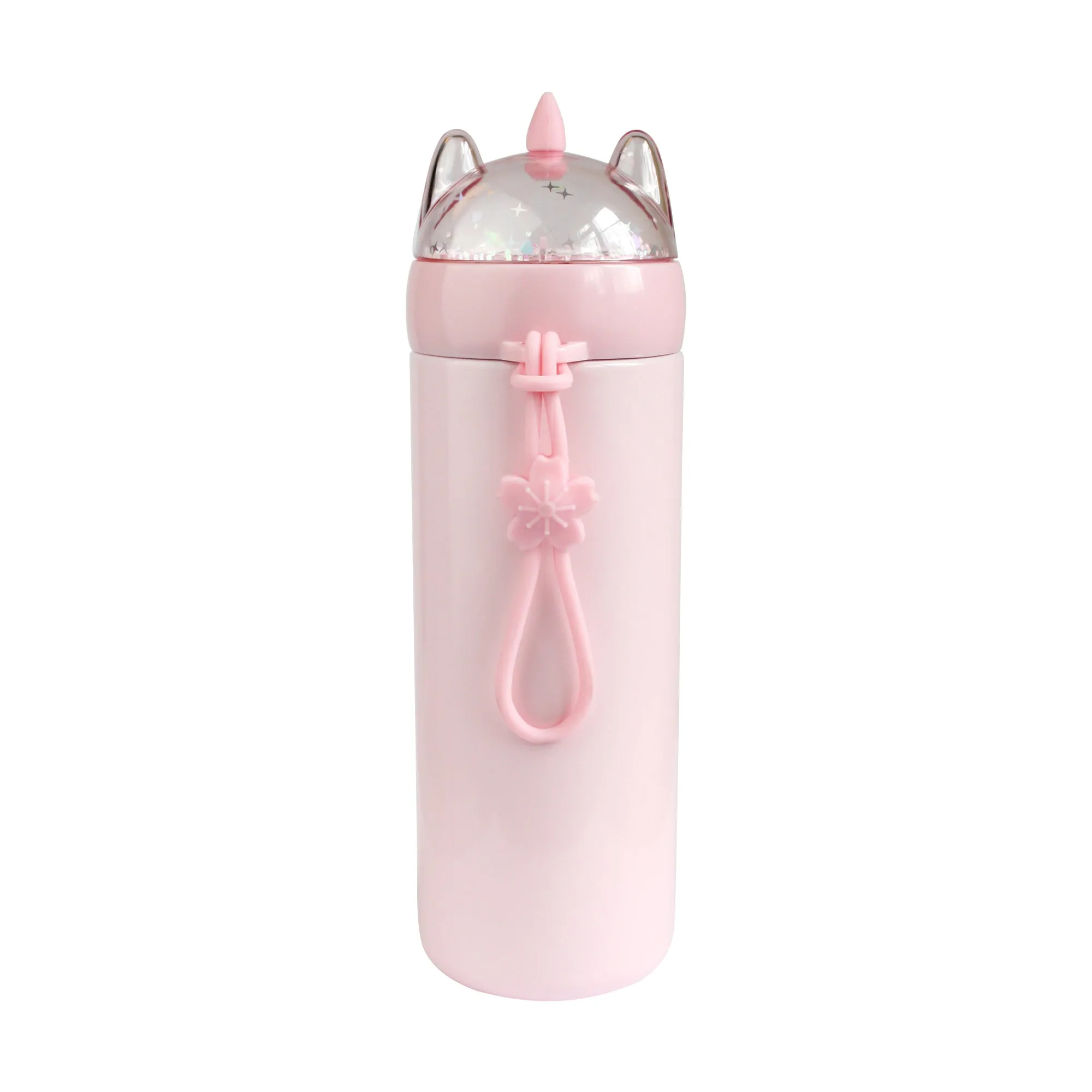 Shimmery Unicorn Flask - 330ml Pink