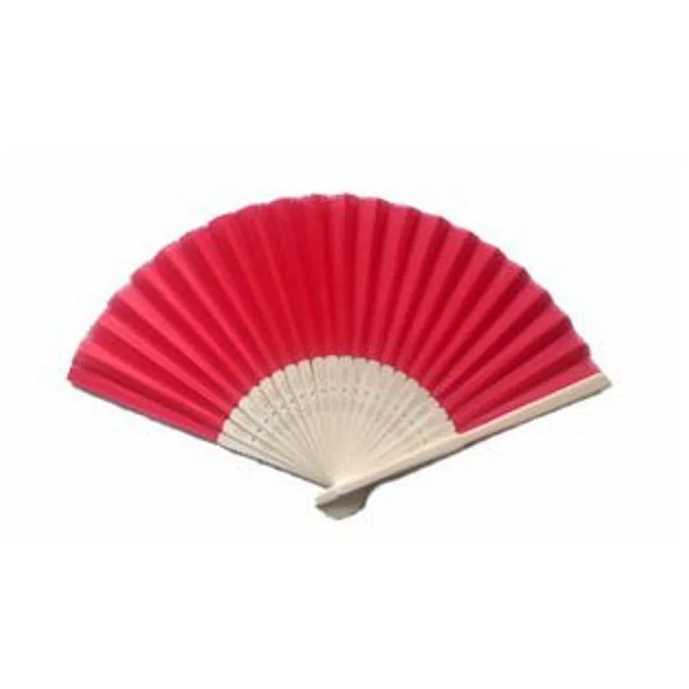 Silk Fan - Red (set of 20)