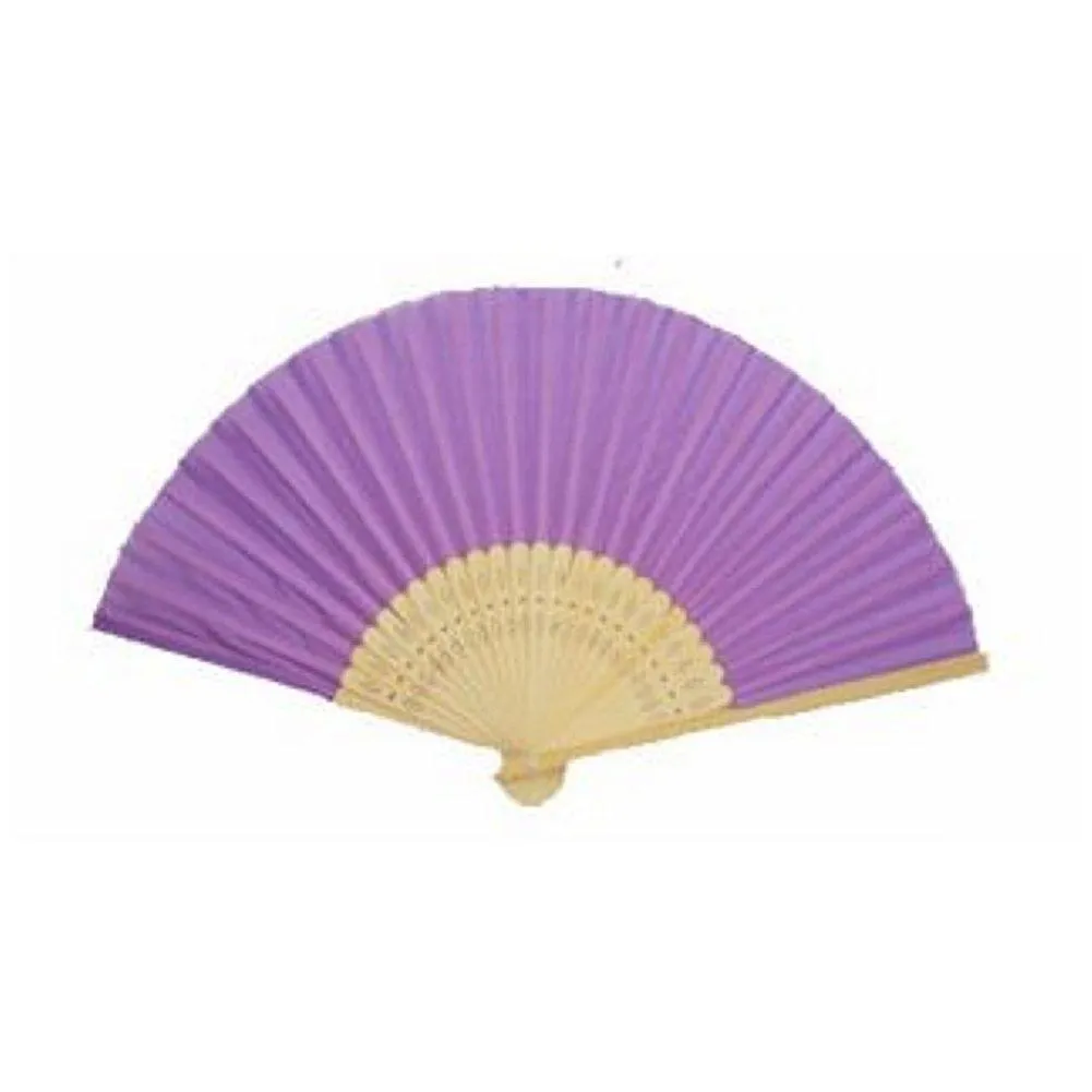 Silk Fan - Violet (set of 50)