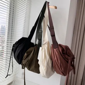 Sohiwoo Birthday Colors 4 Solid Simple Bag Tote Practical For Nylon Sale Color Spacious Gift Tote Bag Christmas PR