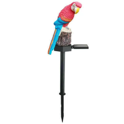 Solar Parrot light LED Outdoor Decor Lamp Parrot Sculpture Stake Lamp