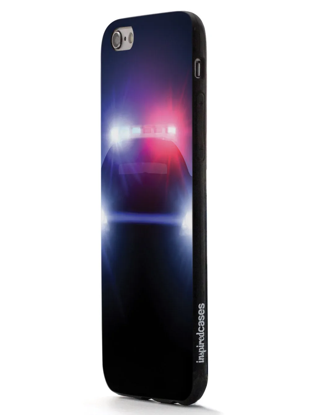 Stealth Police Car - Flashing Blue & Red Lights Case