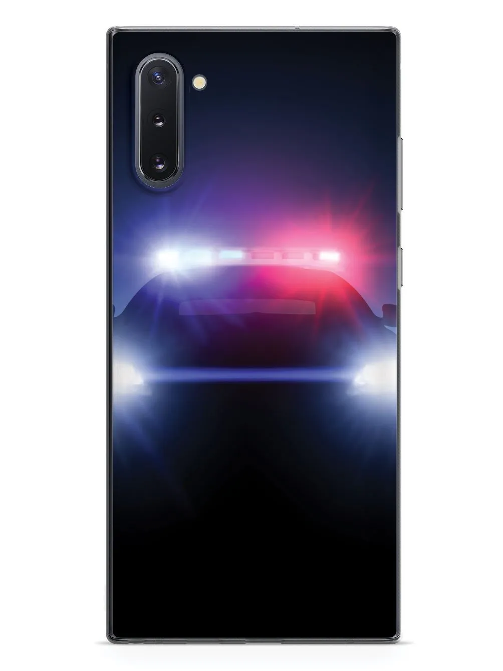 Stealth Police Car - Flashing Blue & Red Lights Case