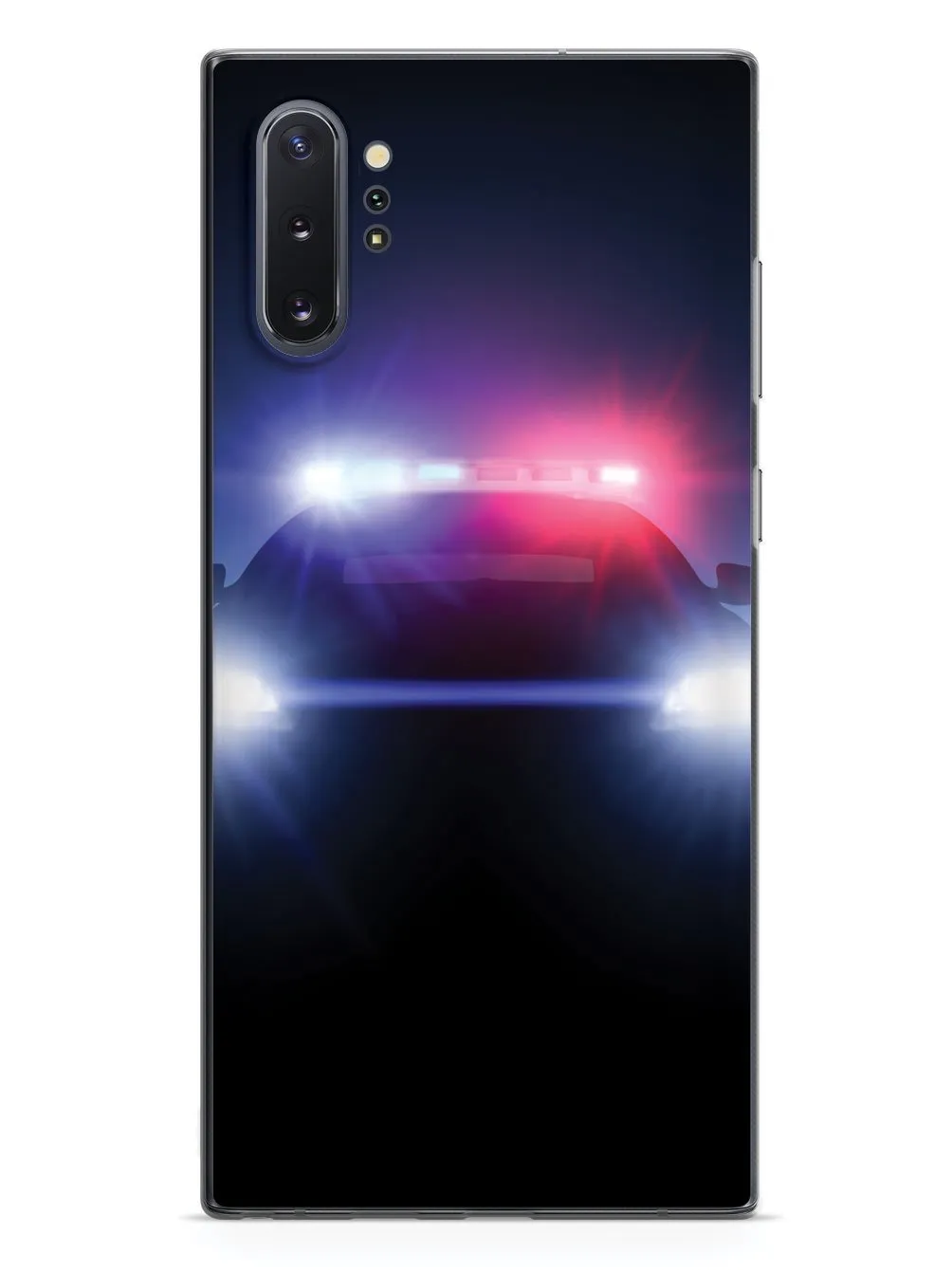 Stealth Police Car - Flashing Blue & Red Lights Case