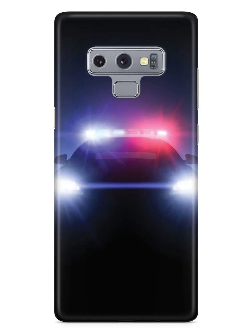 Stealth Police Car - Flashing Blue & Red Lights Case