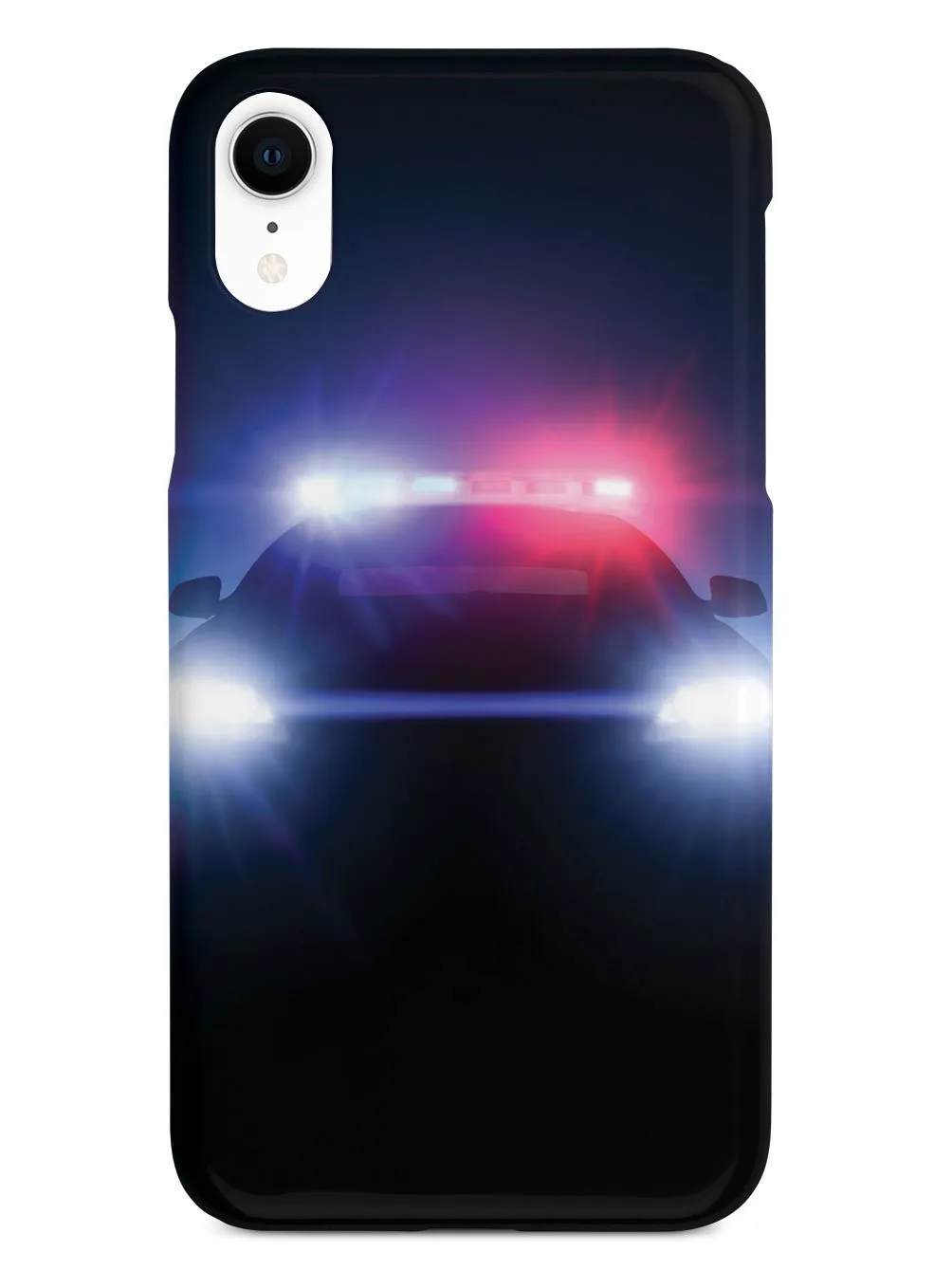 Stealth Police Car - Flashing Blue & Red Lights Case