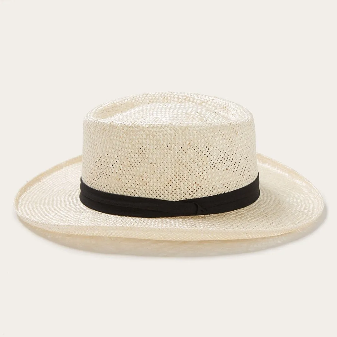 Stetson Muldoon Sisal Straw Gambler Hat