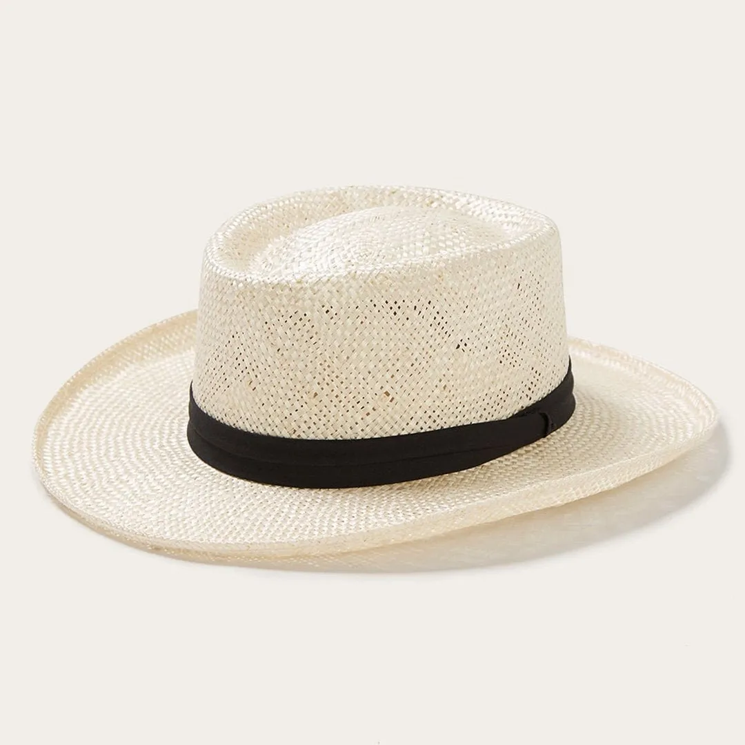 Stetson Muldoon Sisal Straw Gambler Hat