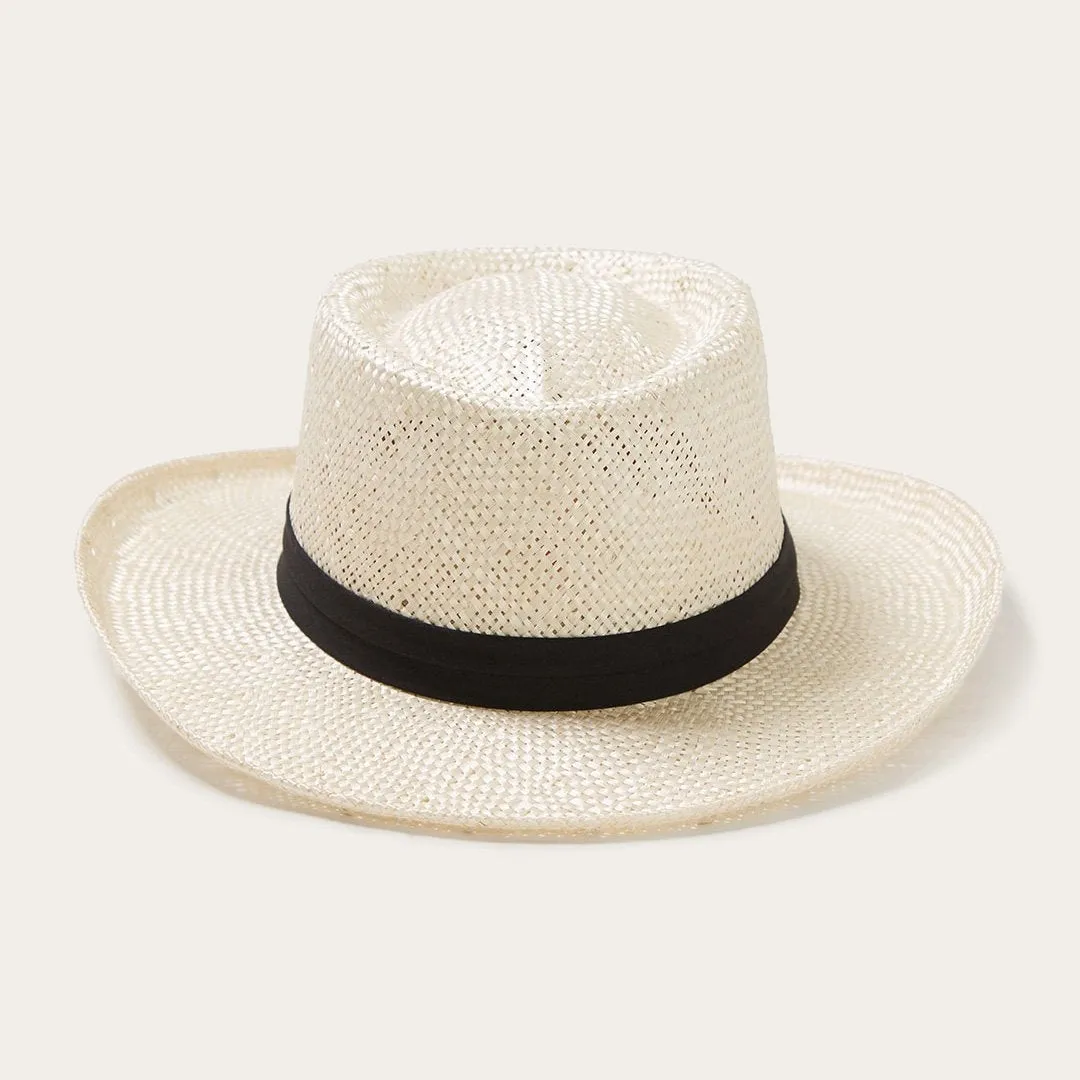 Stetson Muldoon Sisal Straw Gambler Hat