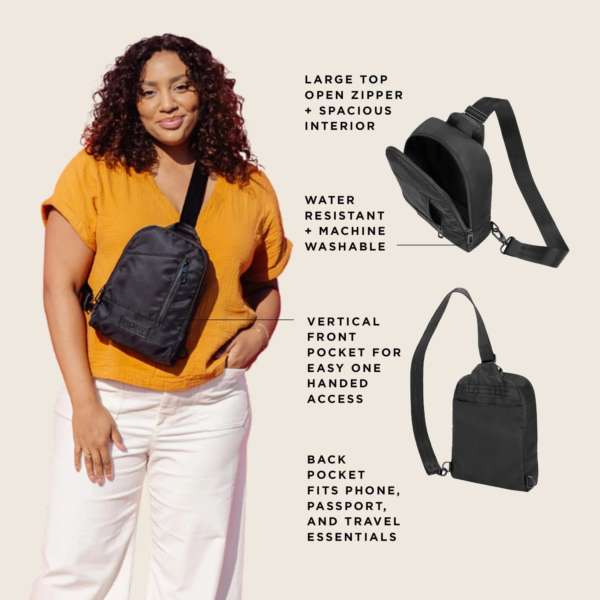 Transit Cross-Body - Black