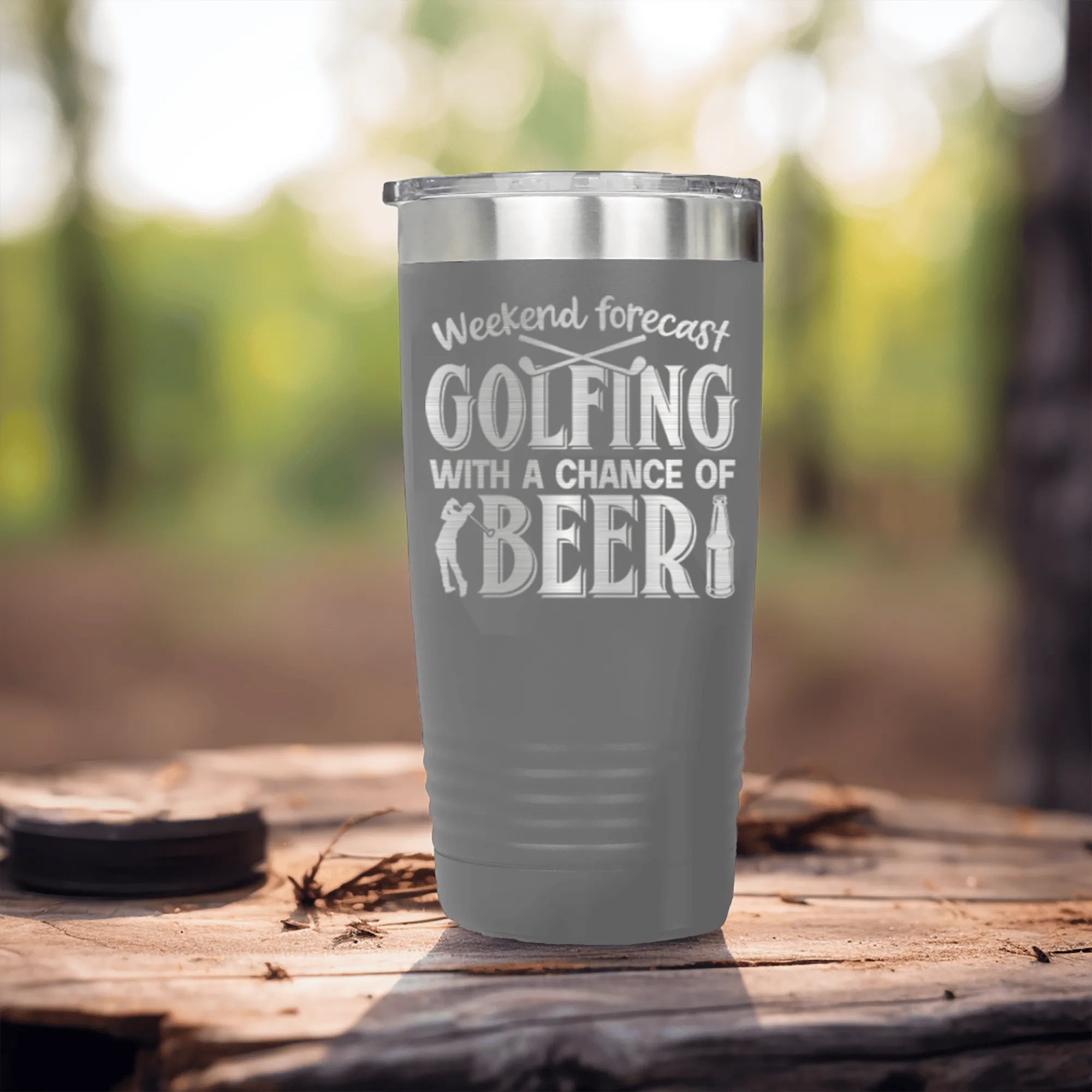 Weekend Forecast Golfing Tumbler