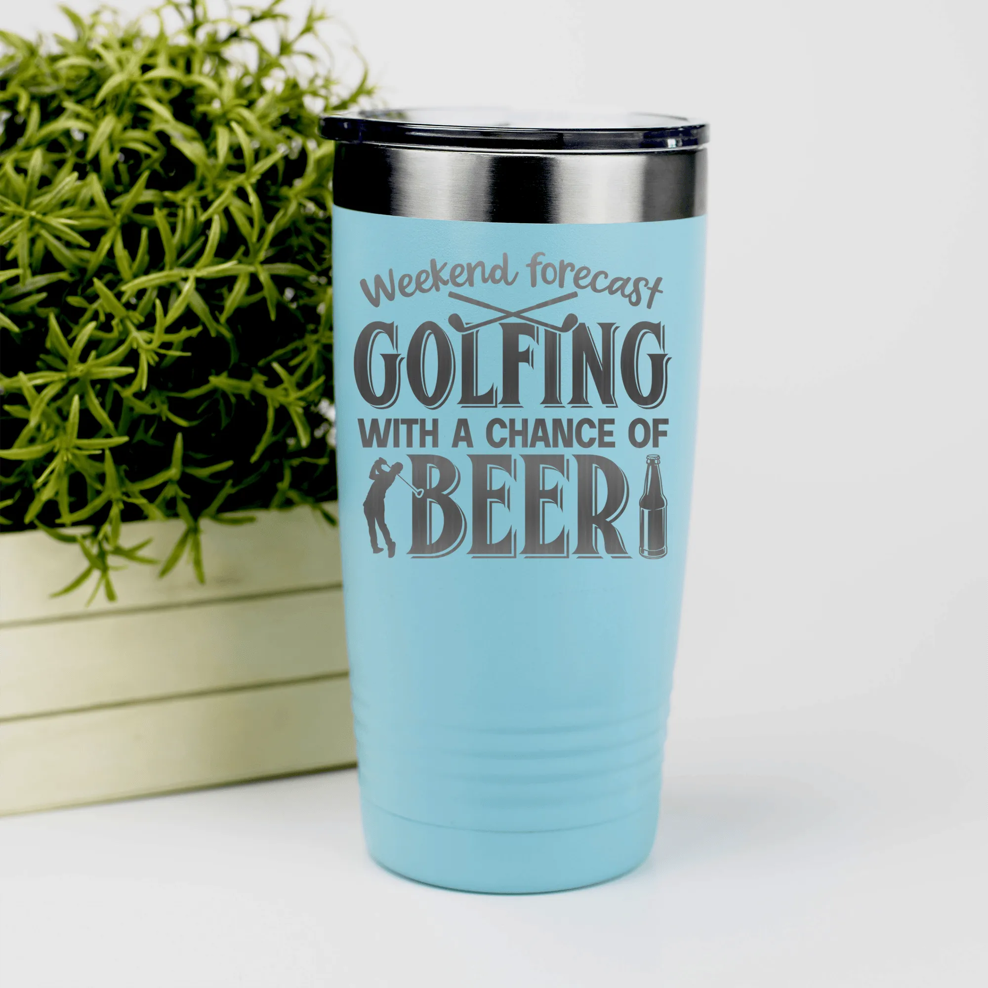 Weekend Forecast Golfing Tumbler