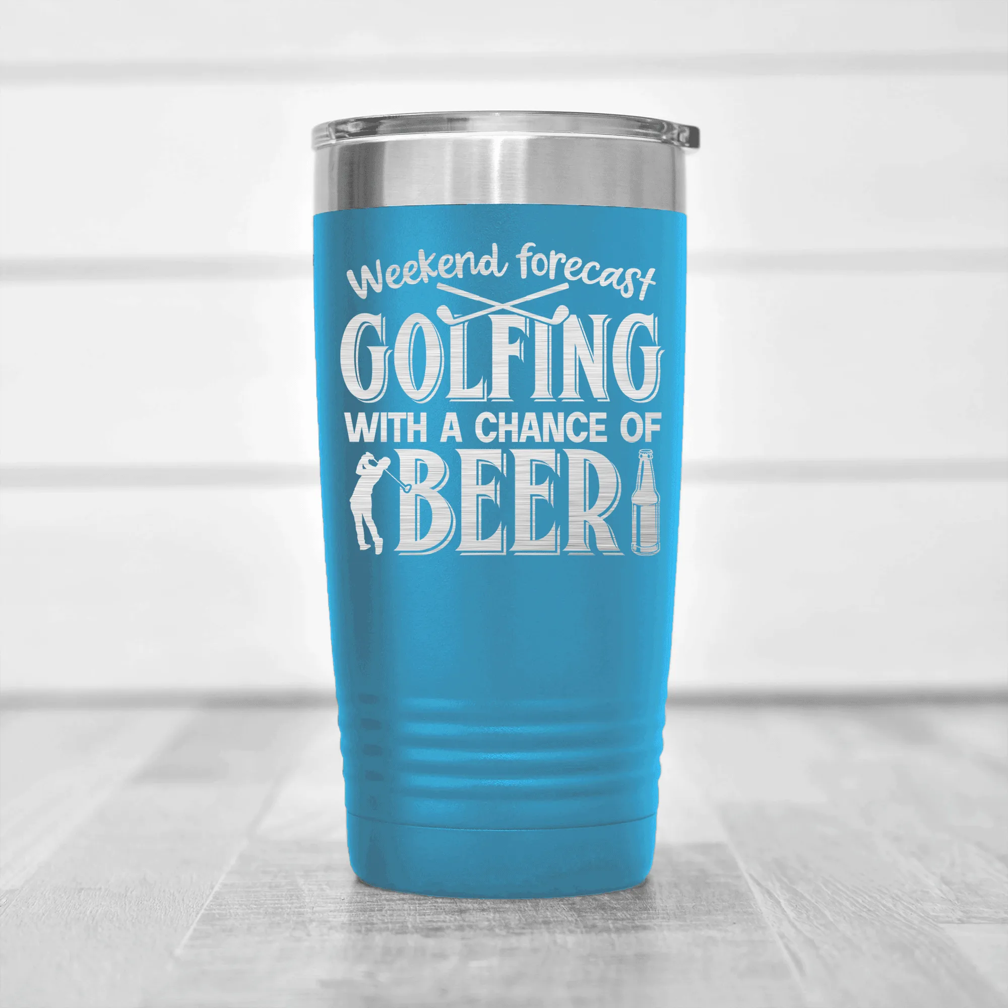 Weekend Forecast Golfing Tumbler