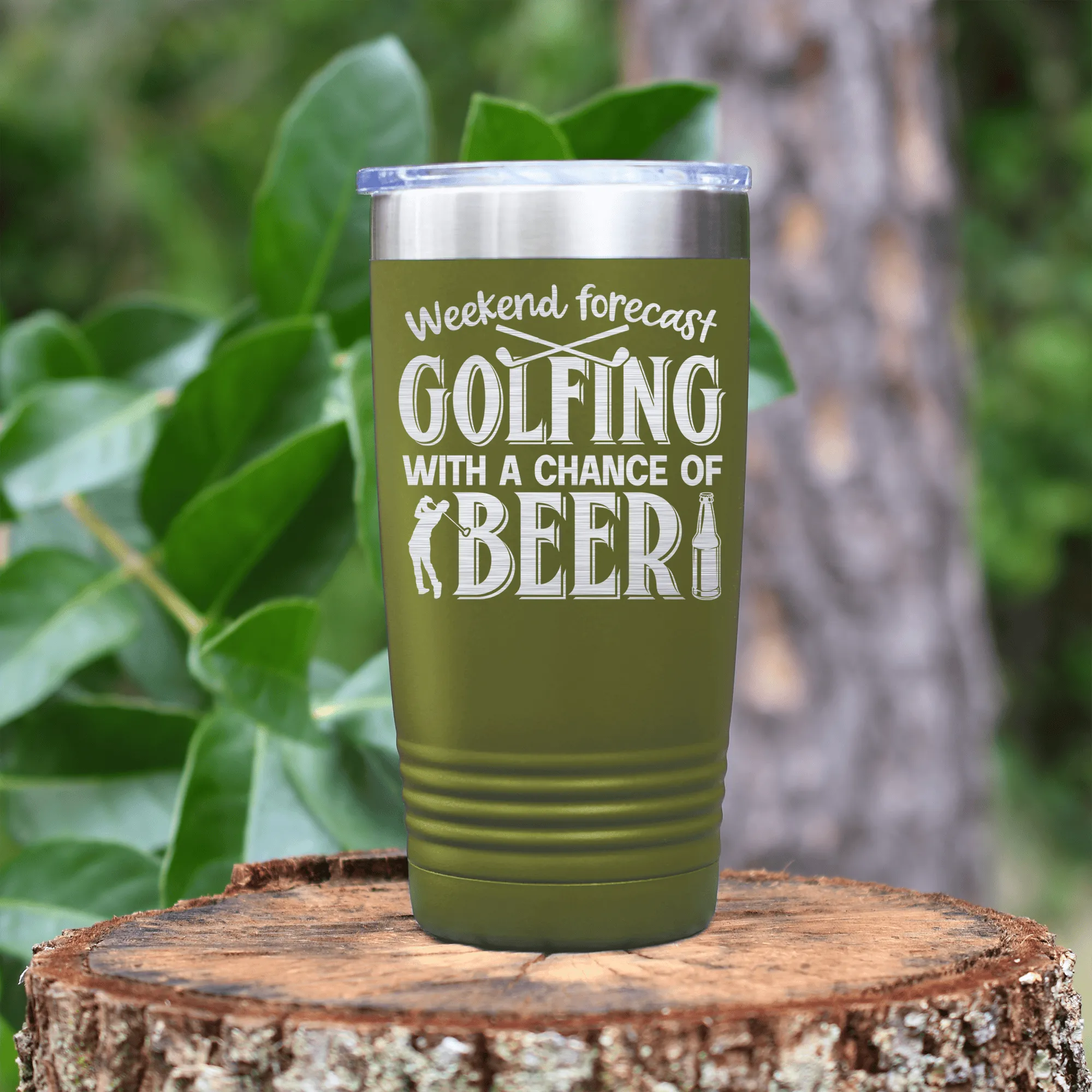 Weekend Forecast Golfing Tumbler