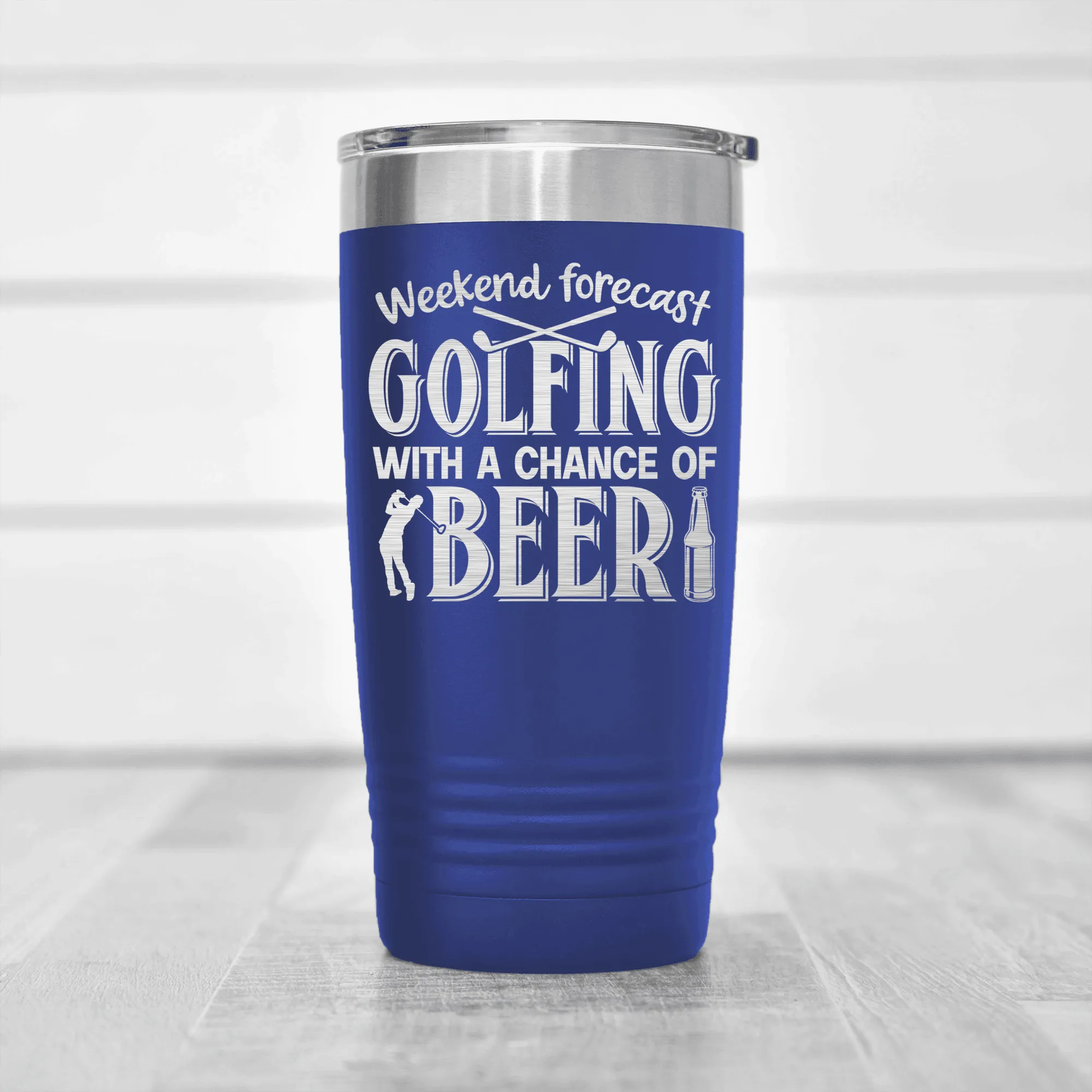 Weekend Forecast Golfing Tumbler