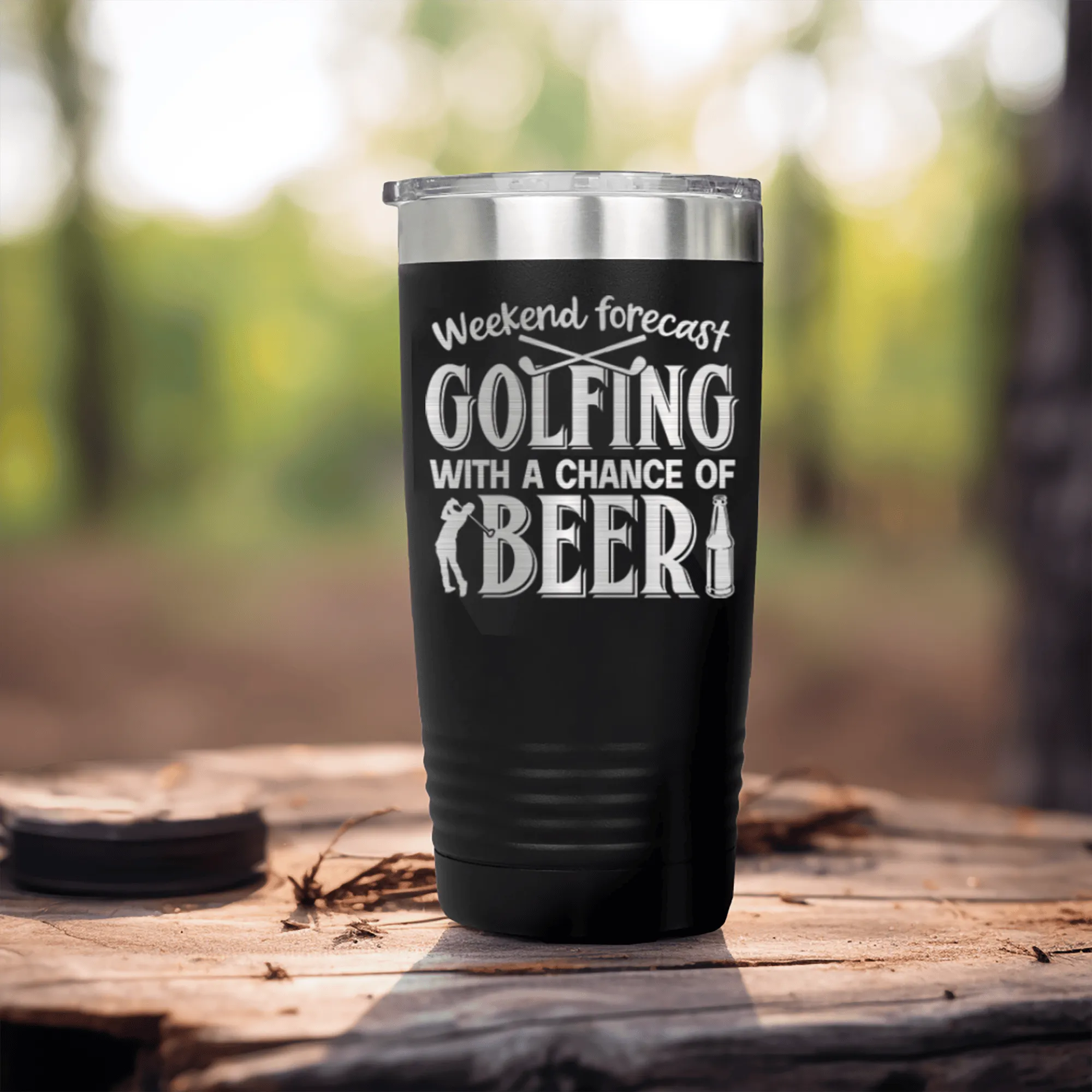 Weekend Forecast Golfing Tumbler